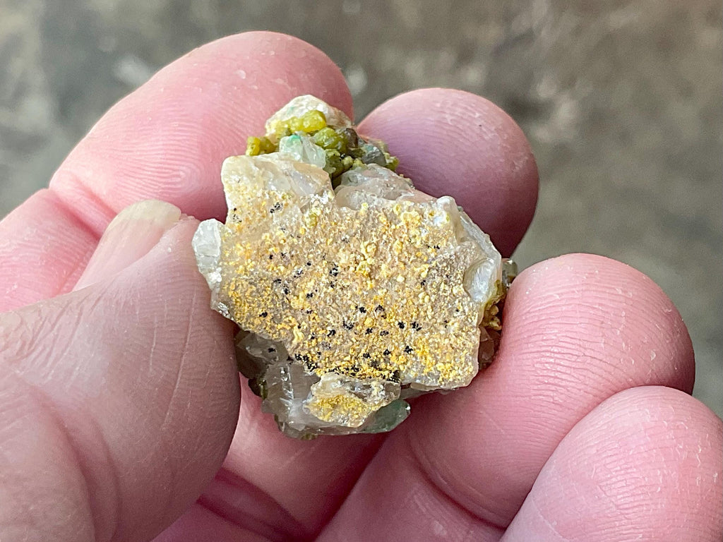 26g Australian Cerussite with Pyromorphite Specimen 1B from Rum Jungle