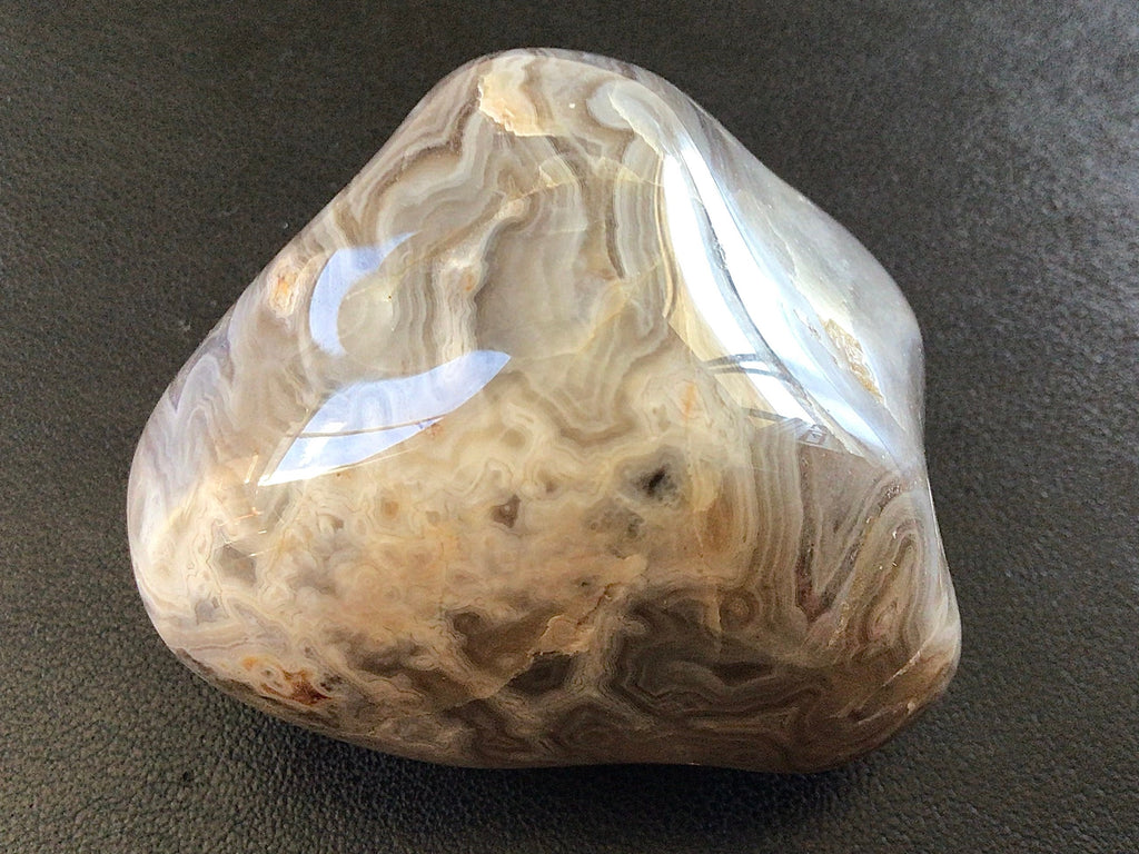 133g Large Crazy Lace Agate Palmstone 2A