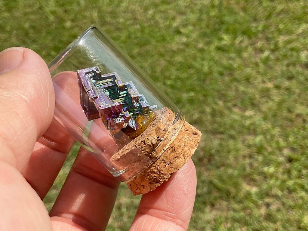 Bismuth Specimen Display Bottle 3C