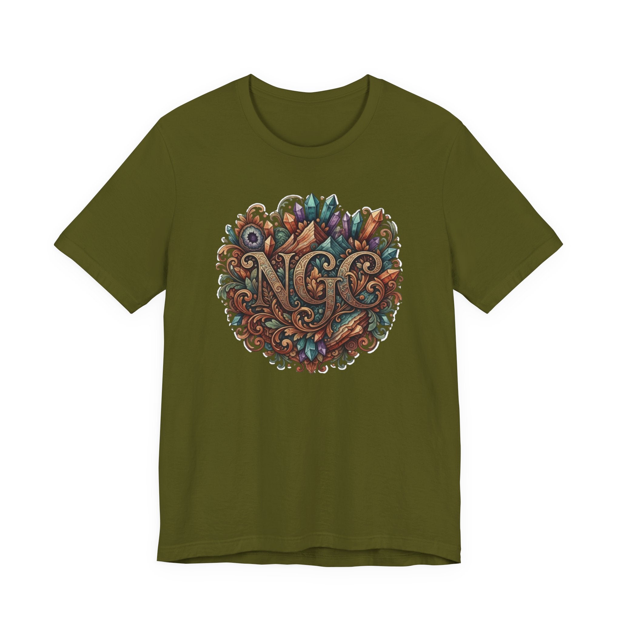 NGC Crystal Mandala Tee – Vintage Nature Graphic T-Shirt