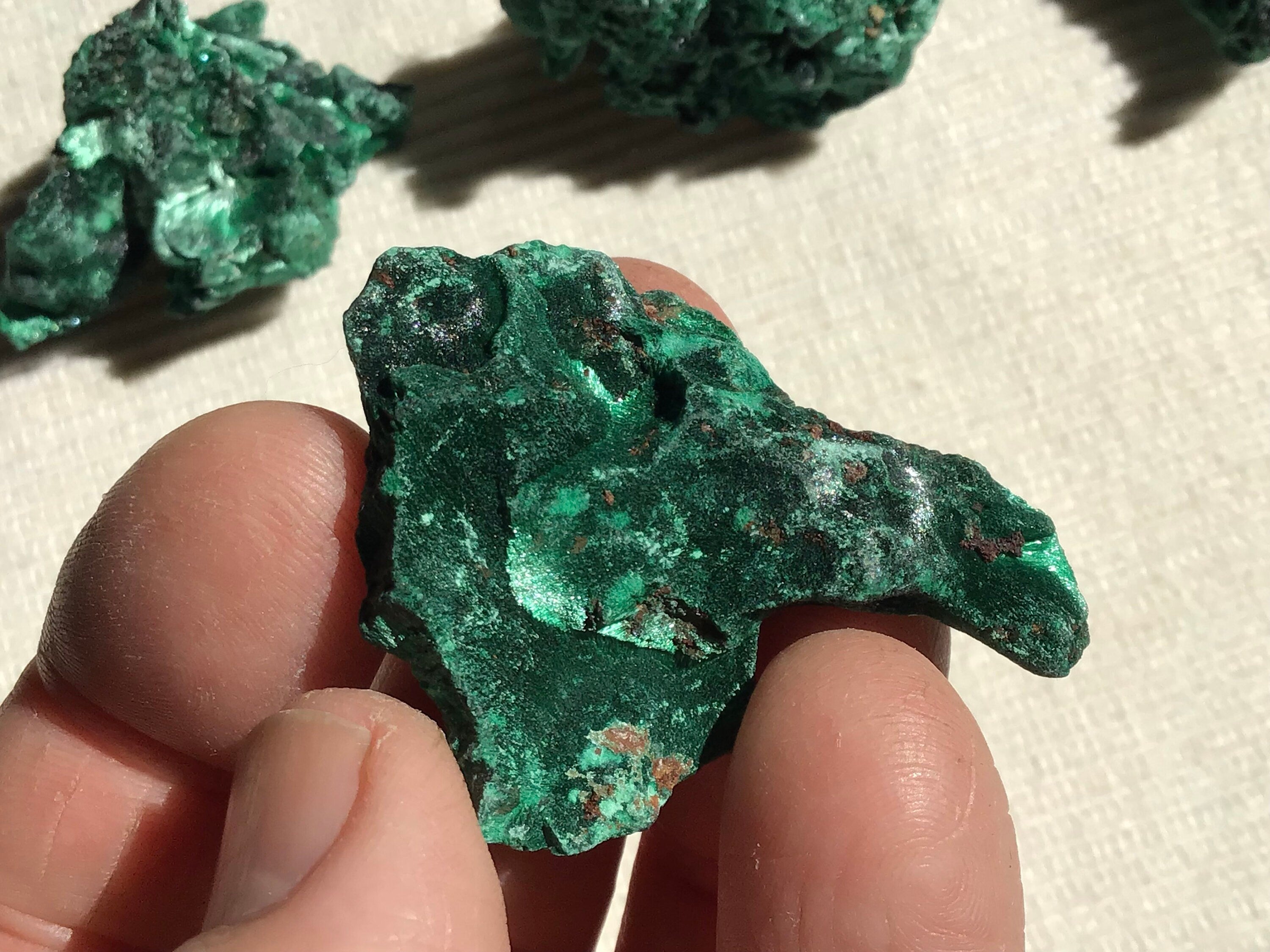 16g Silky Congolese Malachite Specimen 1B