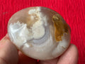 100g Flower Agate Palmstone 9C