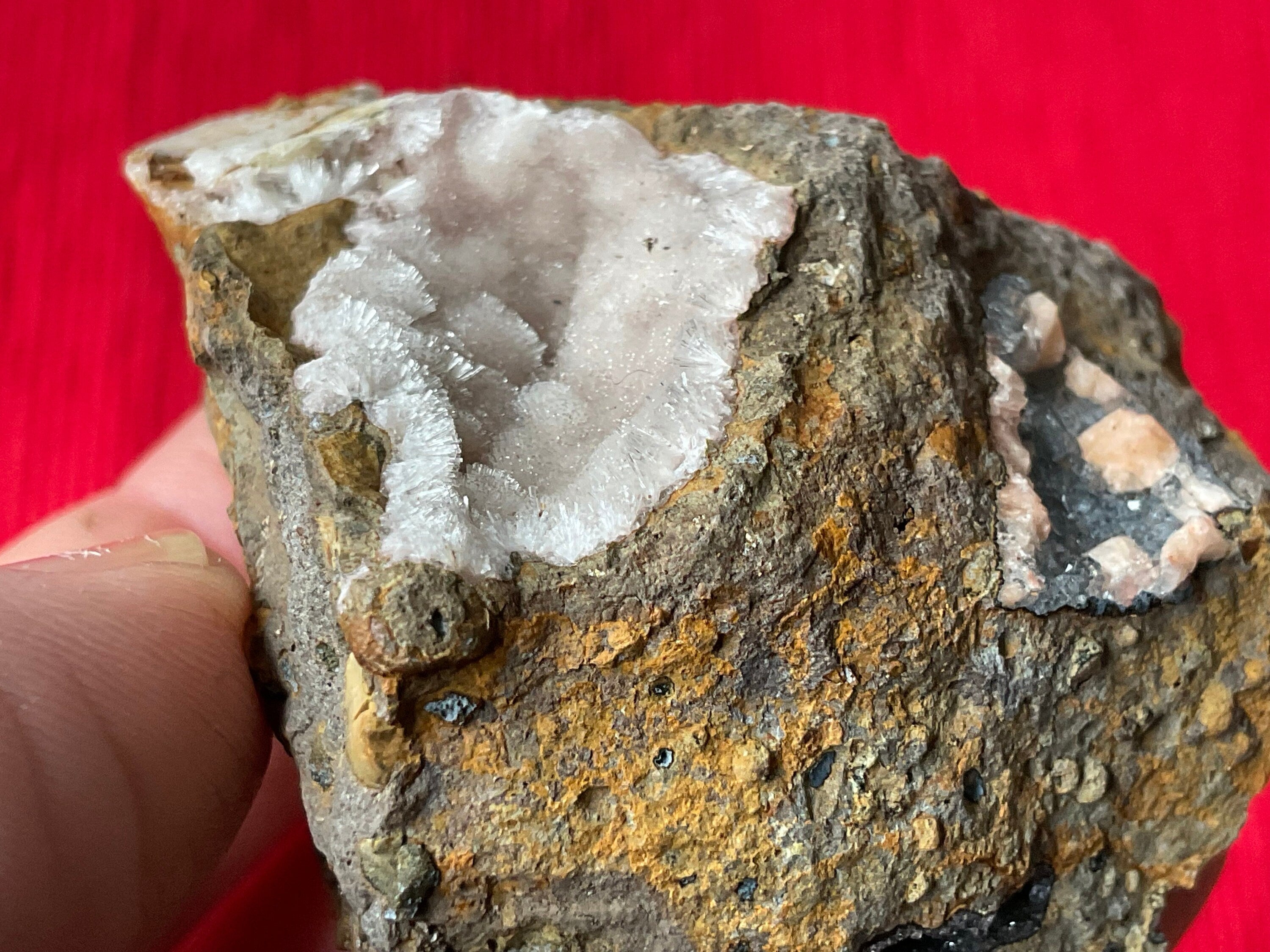 50g Pink Natrolite with Analcime Specimen B