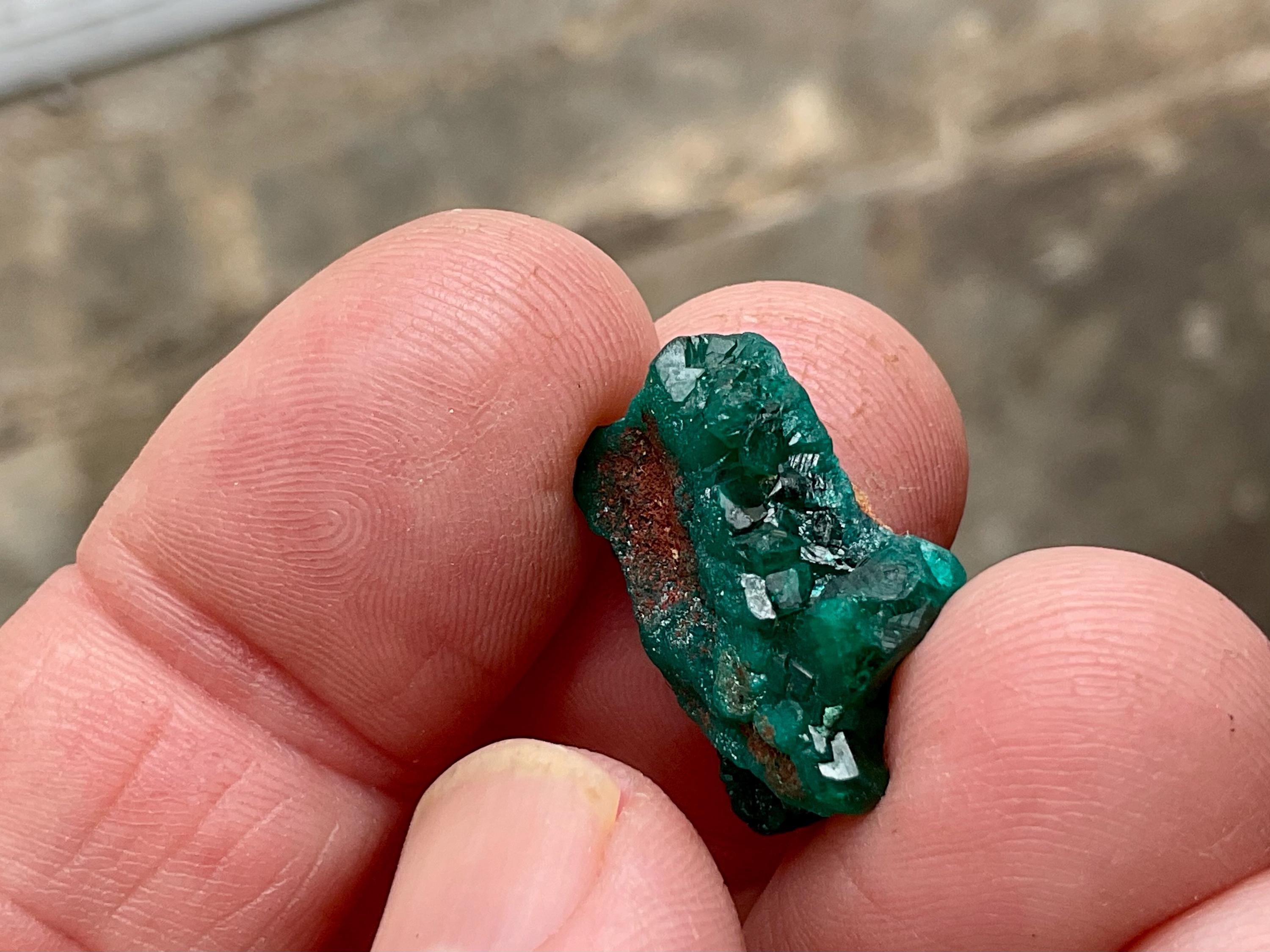 4g Congolese Dioptase Natural Specimen 3A