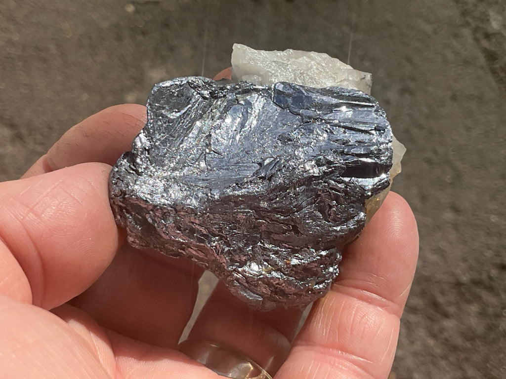 134g Australian Molybdenite on Quartz Specimen 1B