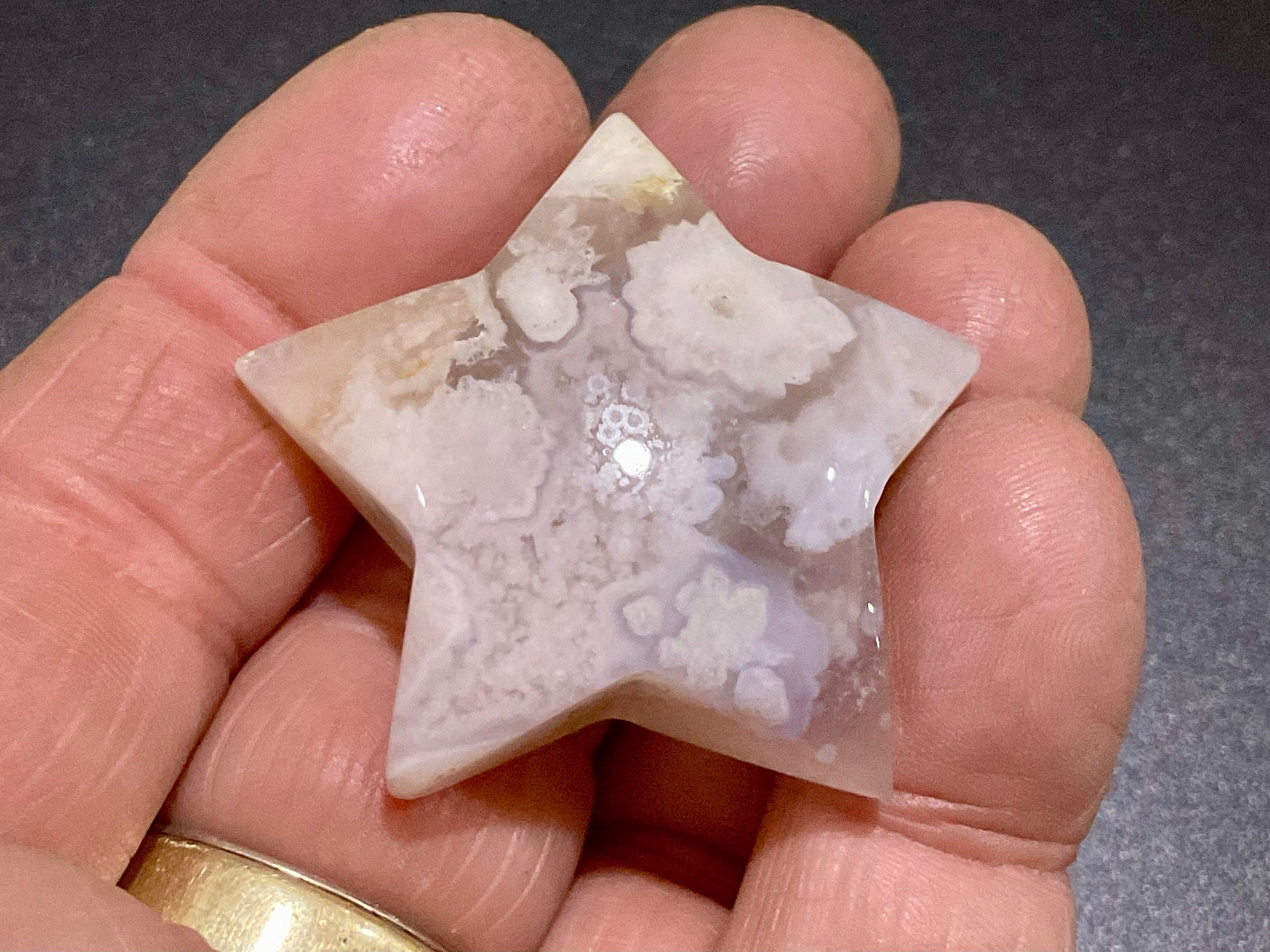 24g Flower Agate Star 1A
