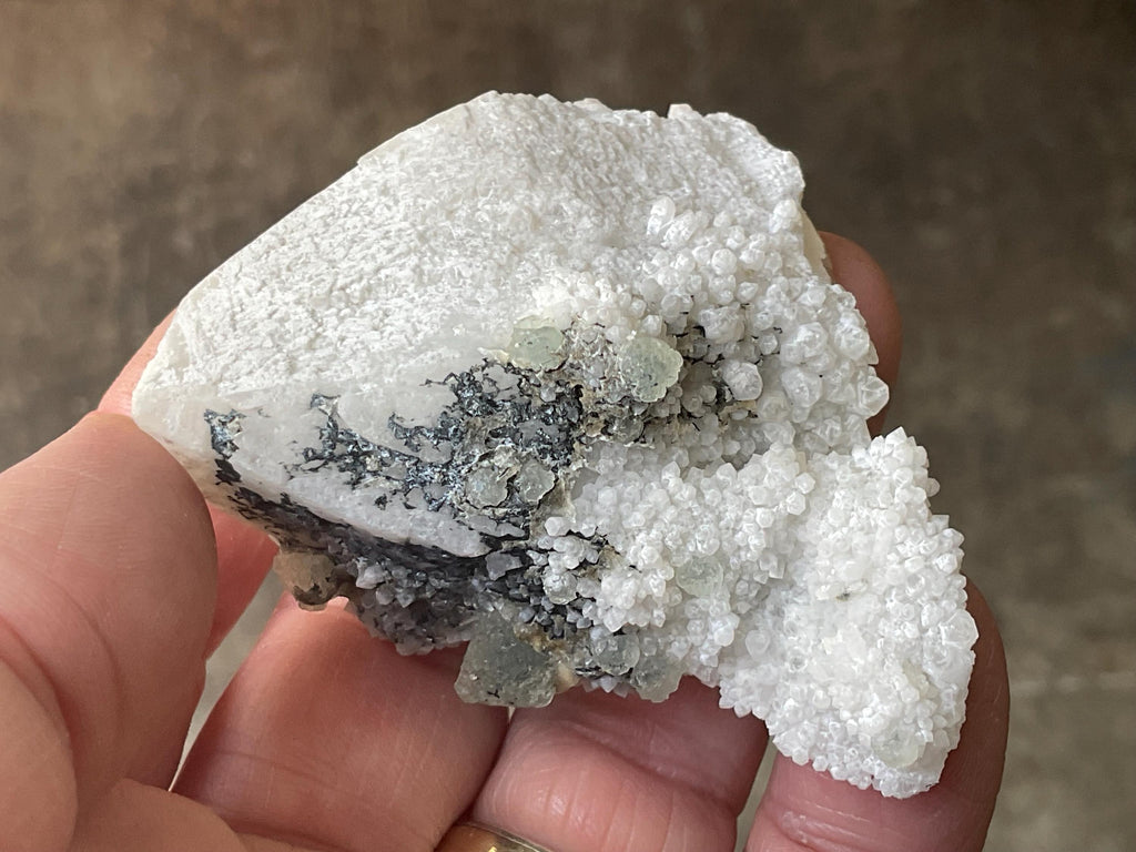 84g Fluorite on Candle Quartz Specimen 1B