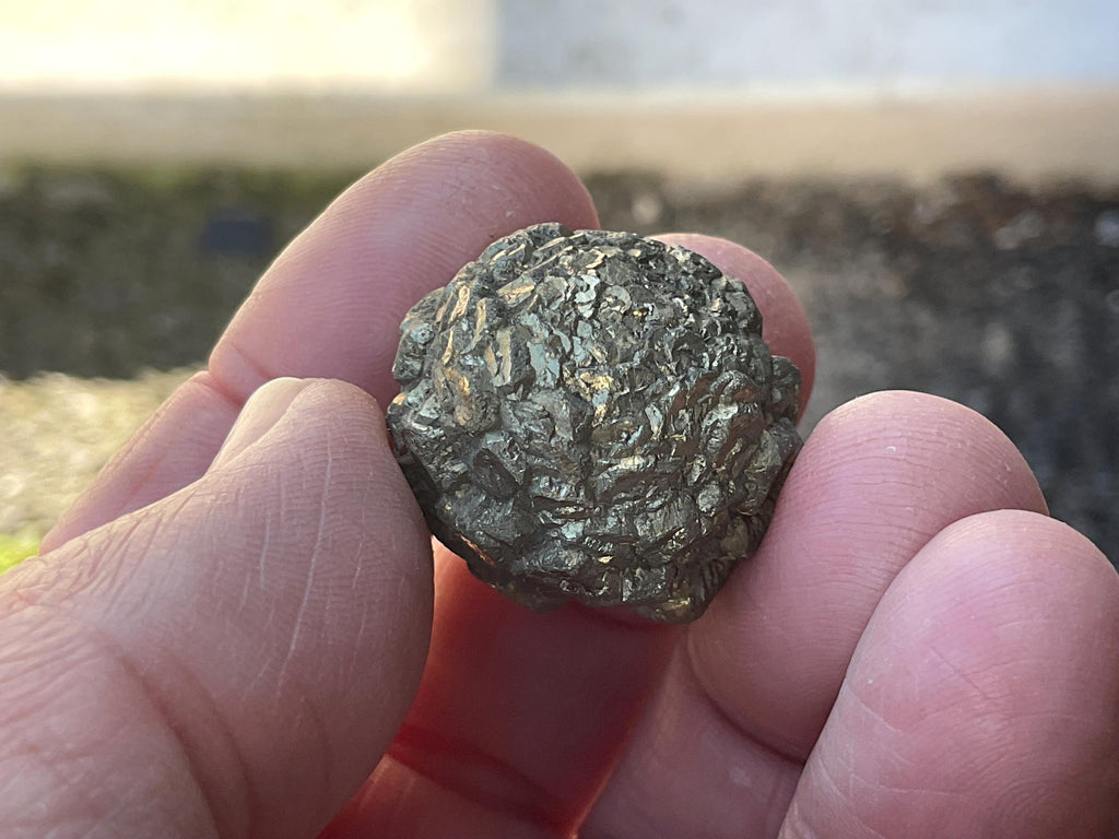 28g Natural Indonesian Pyrite after Marcasite Nodule 2A