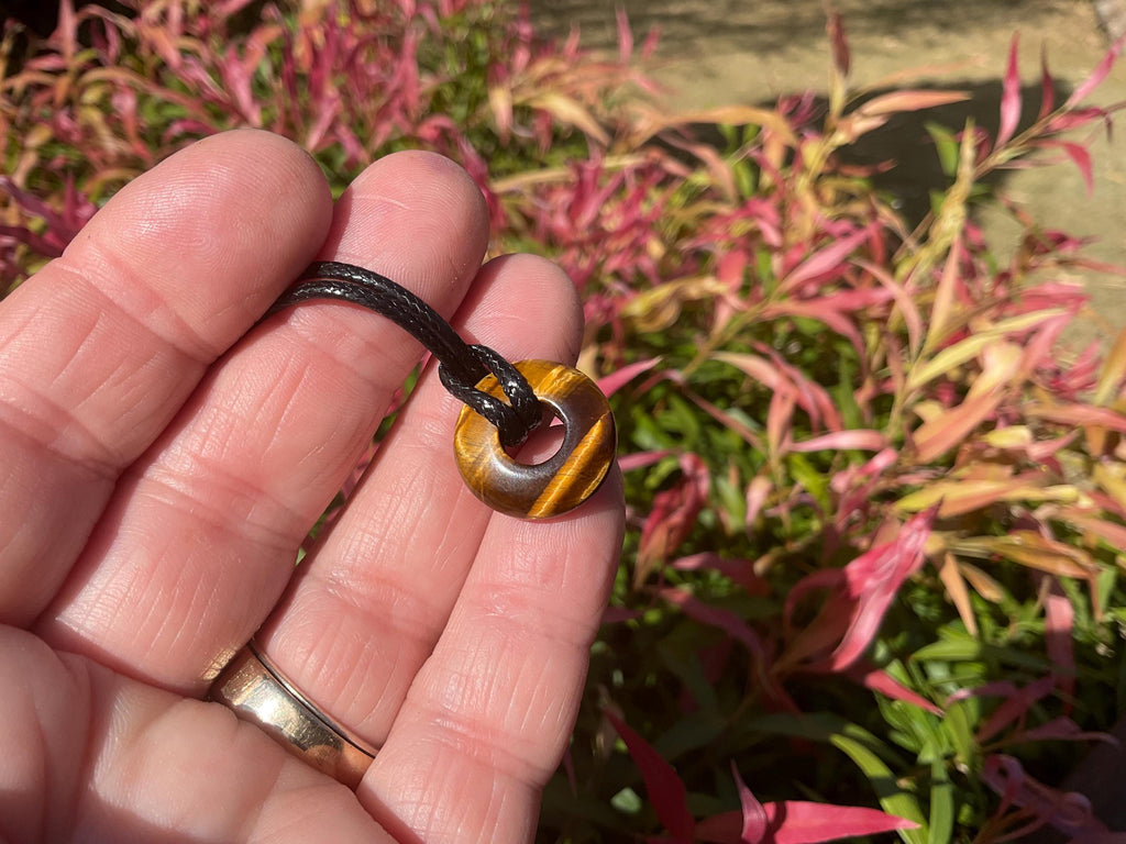 Tiger Eye Donut Pendant