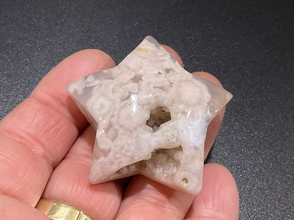 38g Flower Agate Star 8C