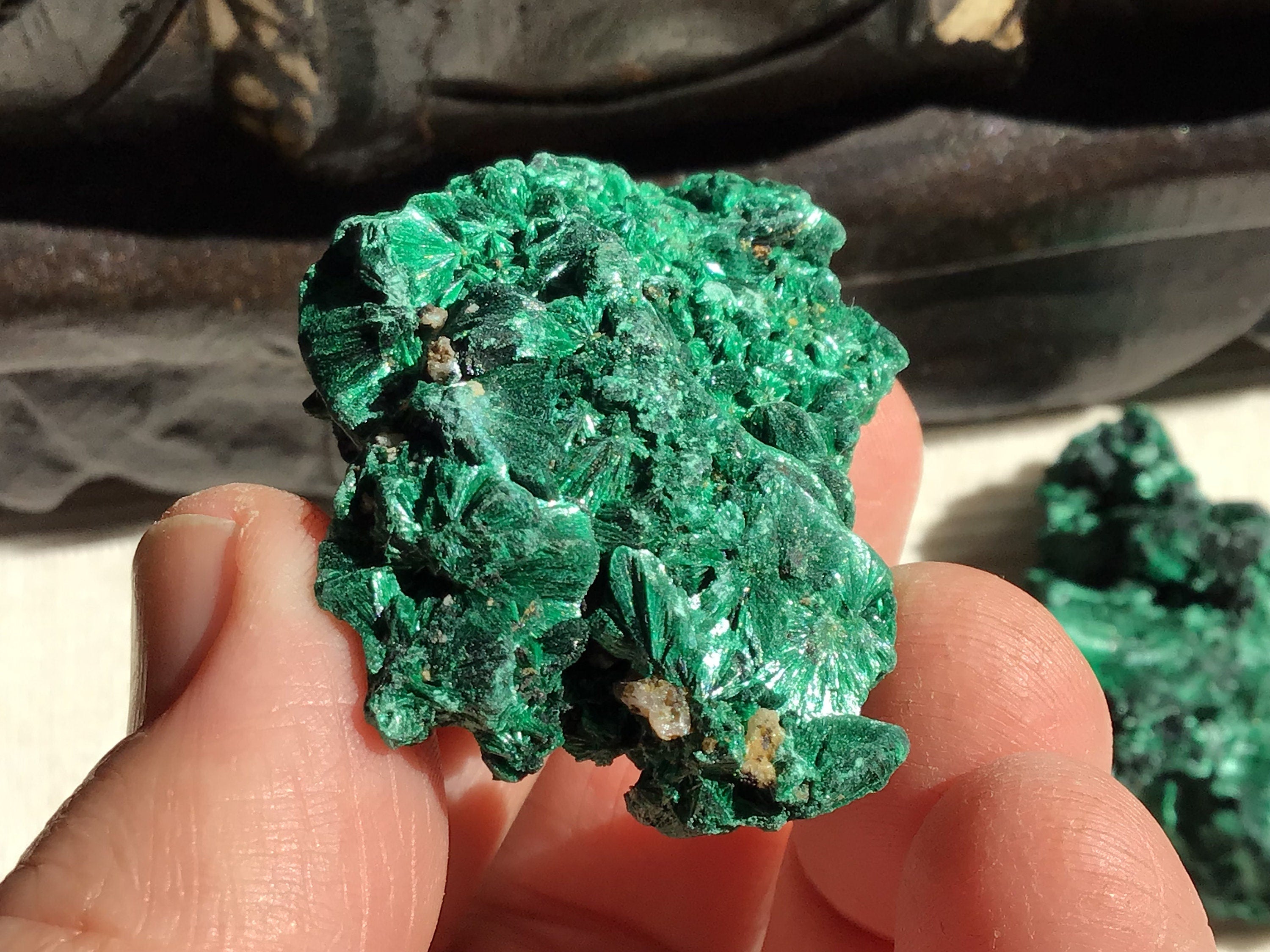 42g Silky Congolese Malachite Specimen 5A
