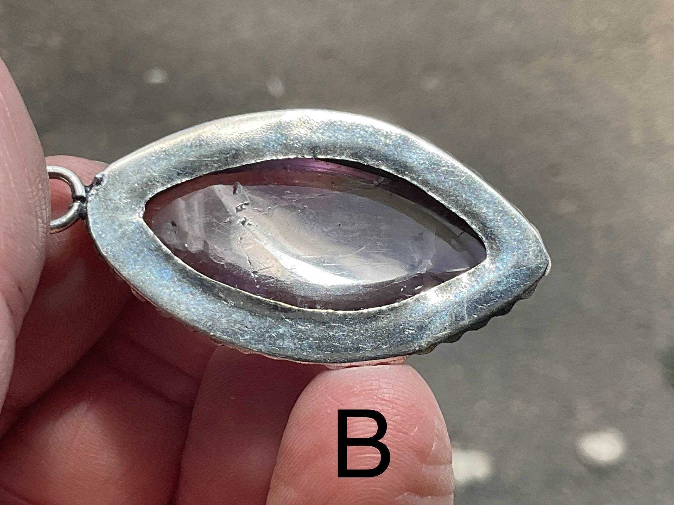 Antique Style Ametrine Pendant 5B