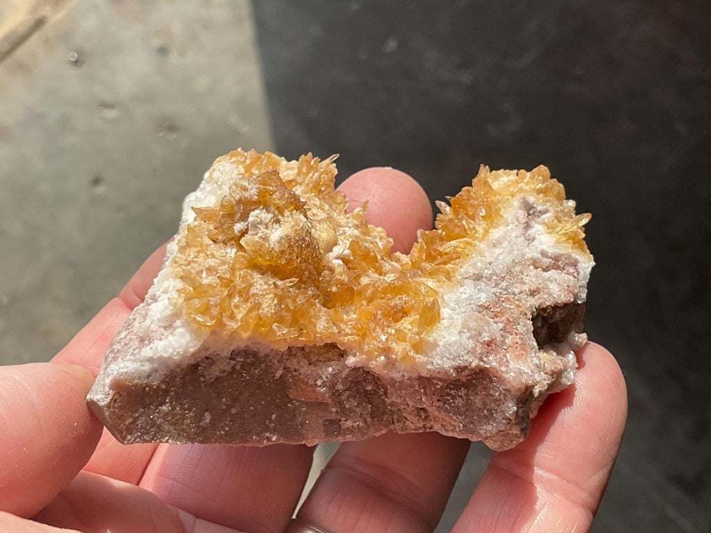 94g Amber Calcite Specimen 3B from Guizhou, China