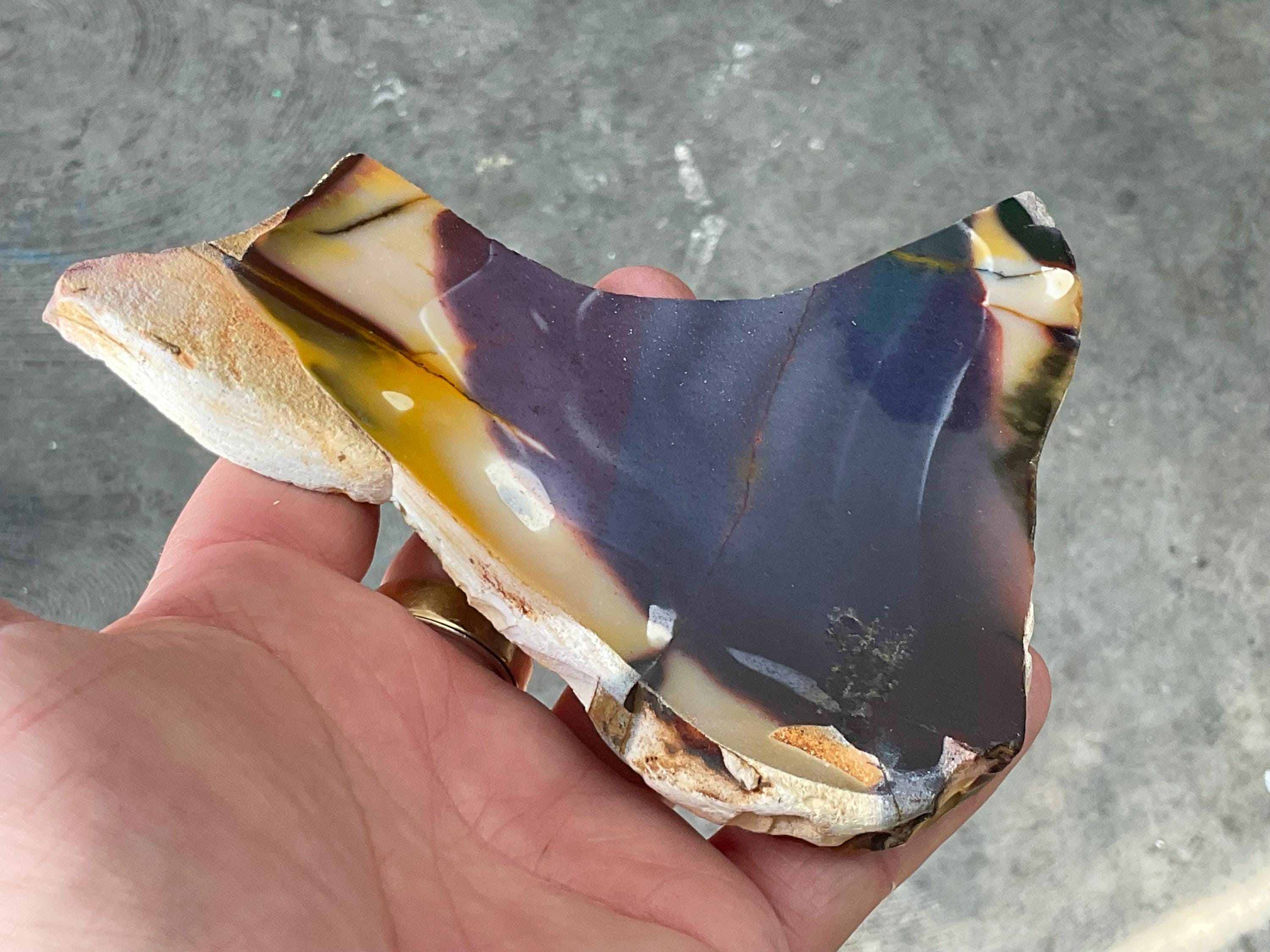 216g Polished Mookaite Slab