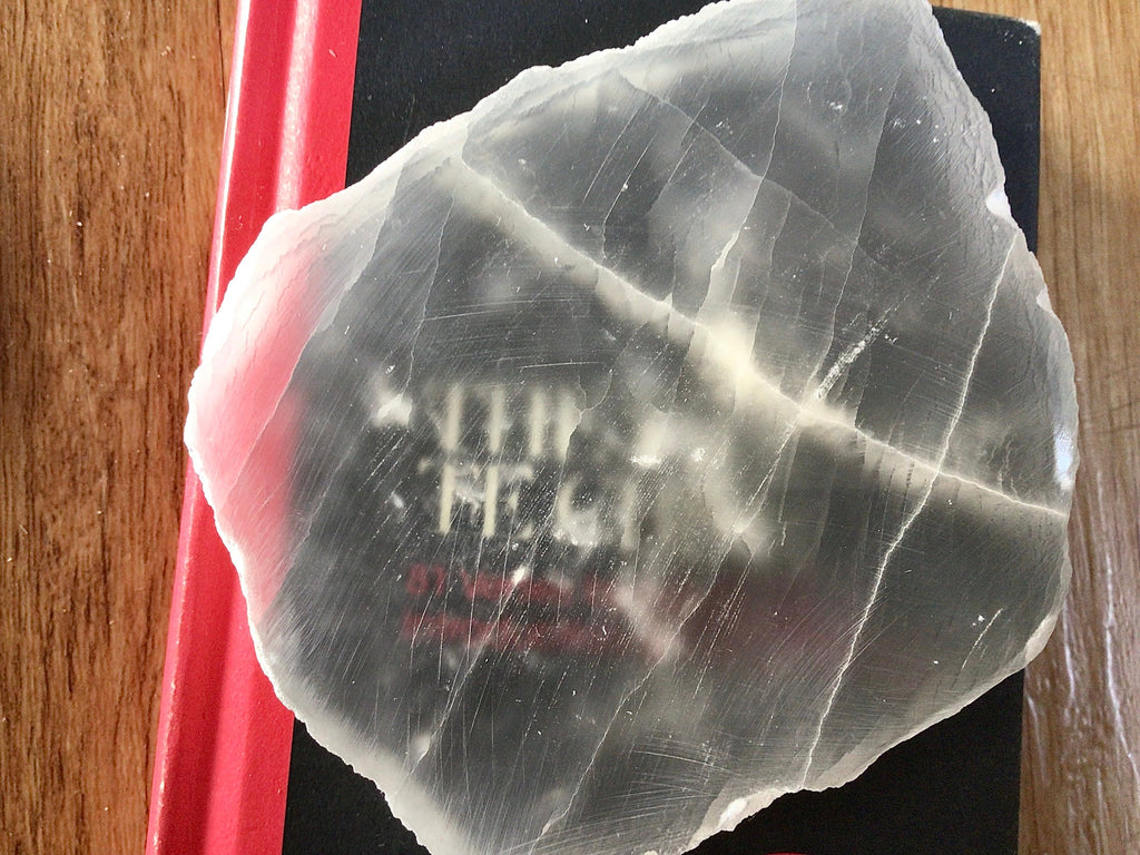 395g Satin Spar Gypsum Piece G