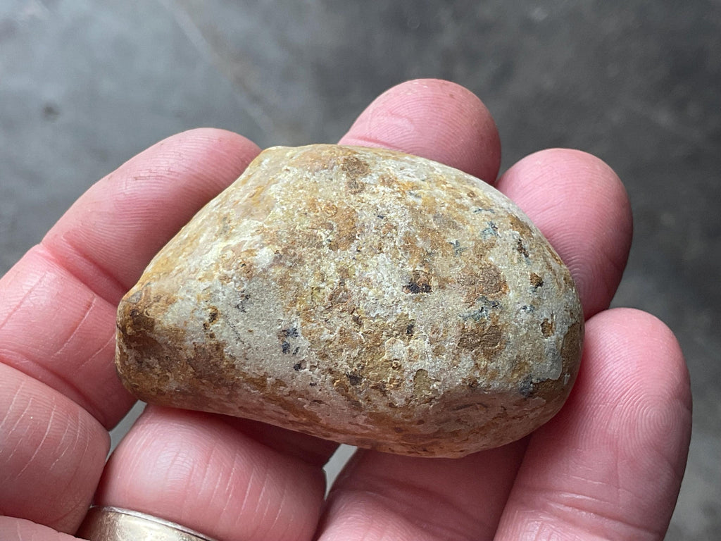 44g Polished UV Reactive Agate Half 1A