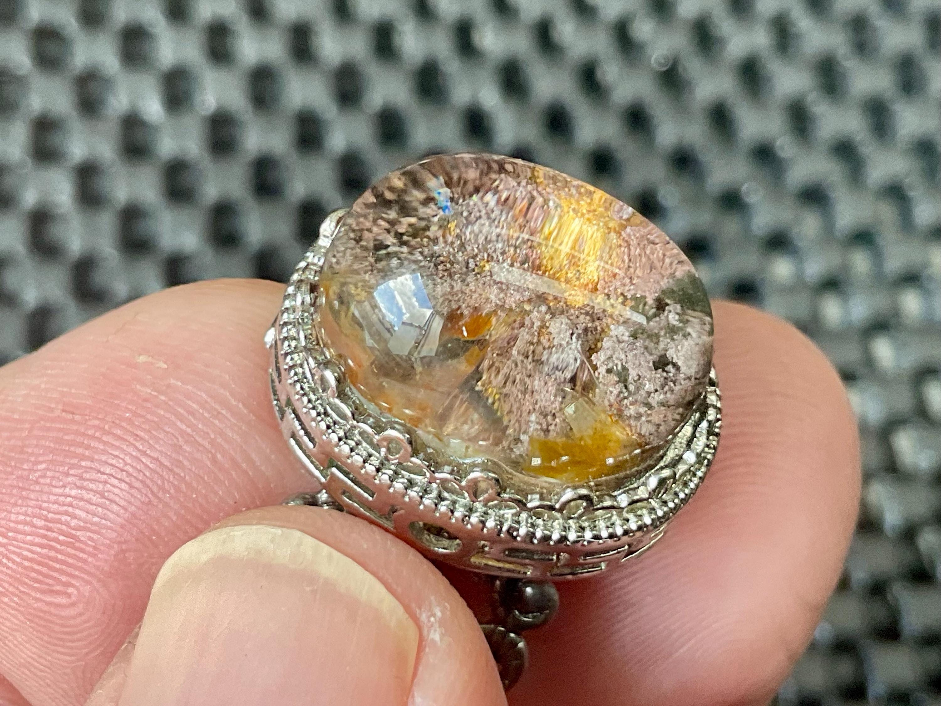 6g Lodelite Cabochon in Antique Style Ring Setting A