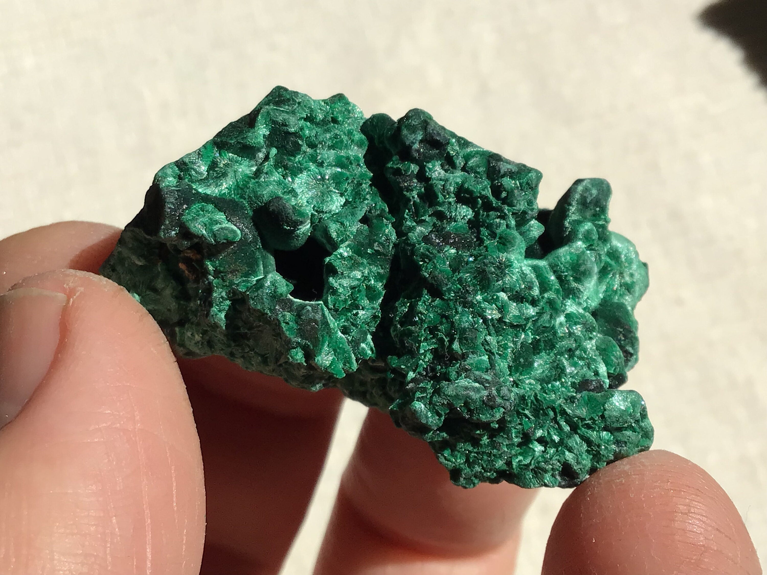 25g Silky Congolese Malachite Specimen 2B