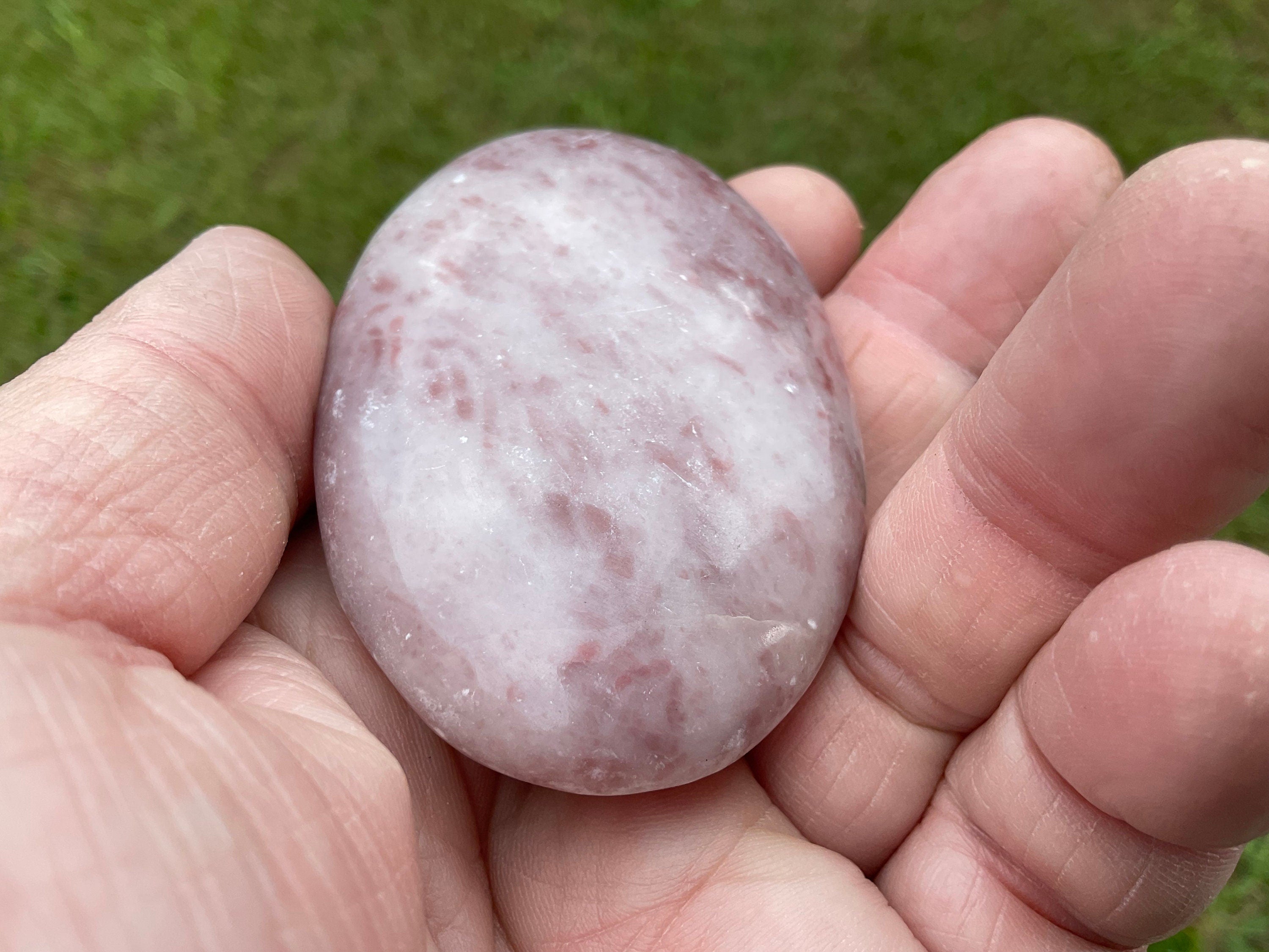 83g Pakistan Strawberry Jasper Palmstone 5C