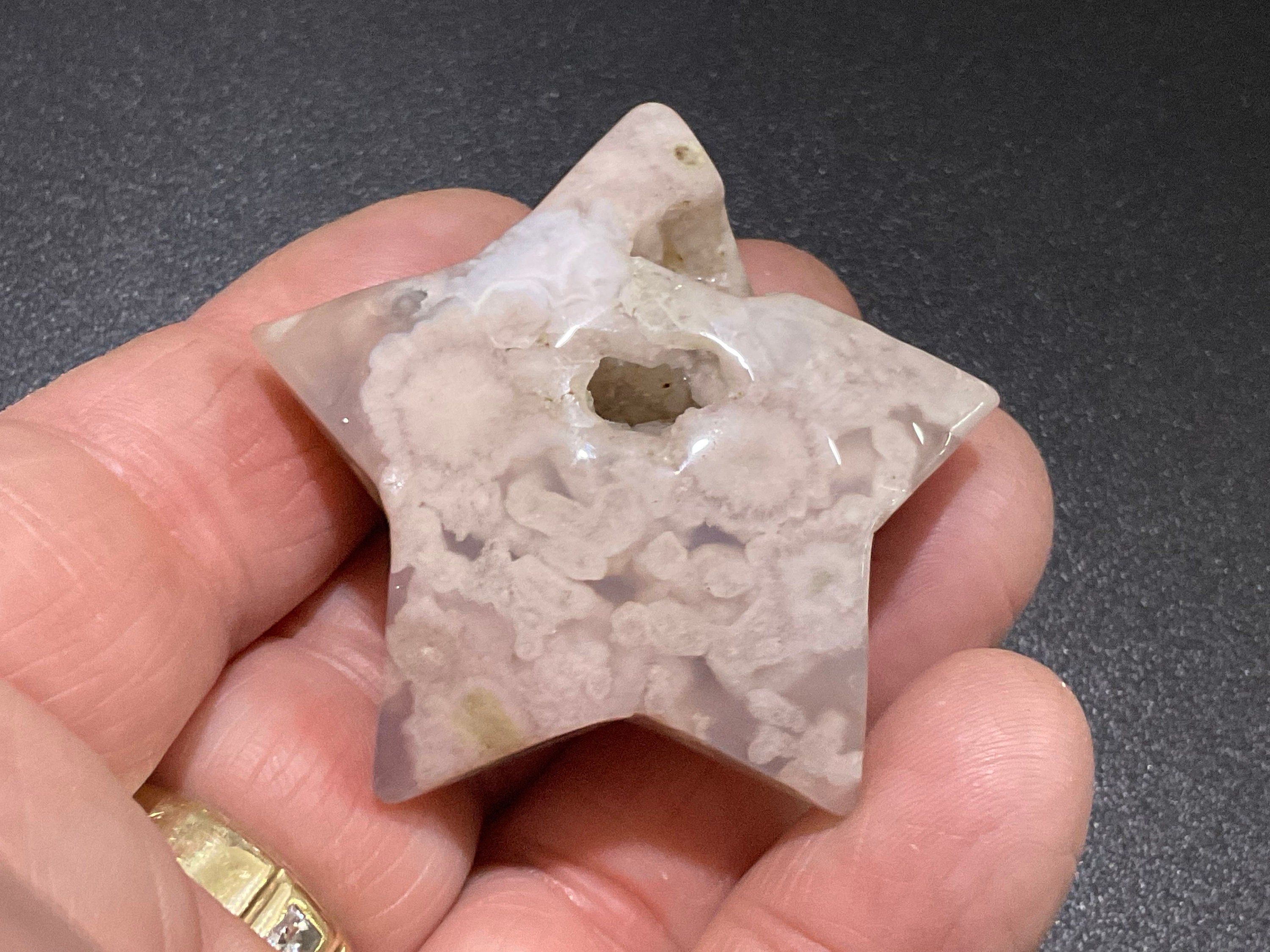 38g Flower Agate Star 8C