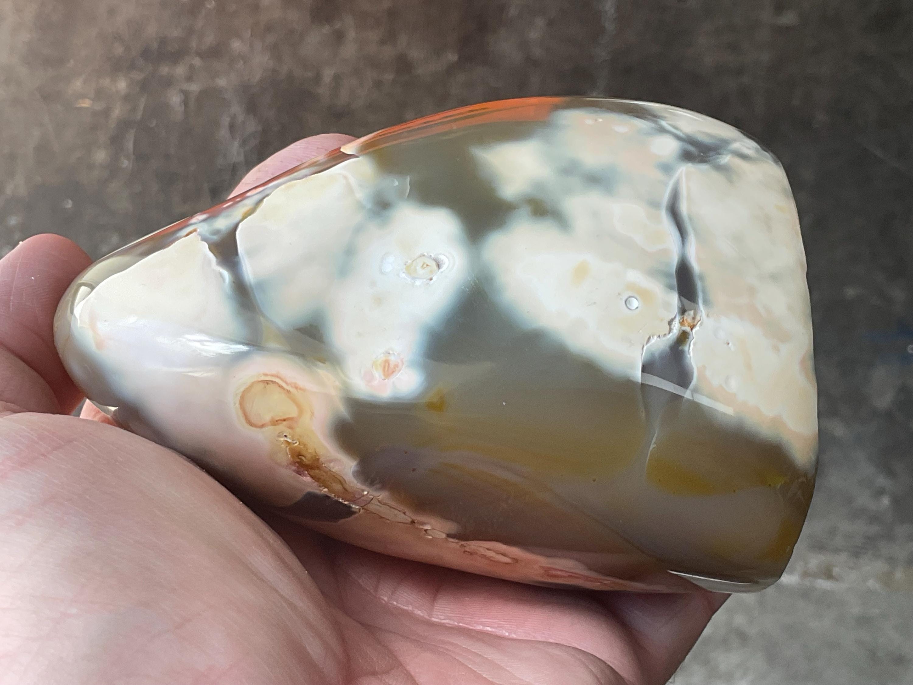 606g Orca Agate Freeform B