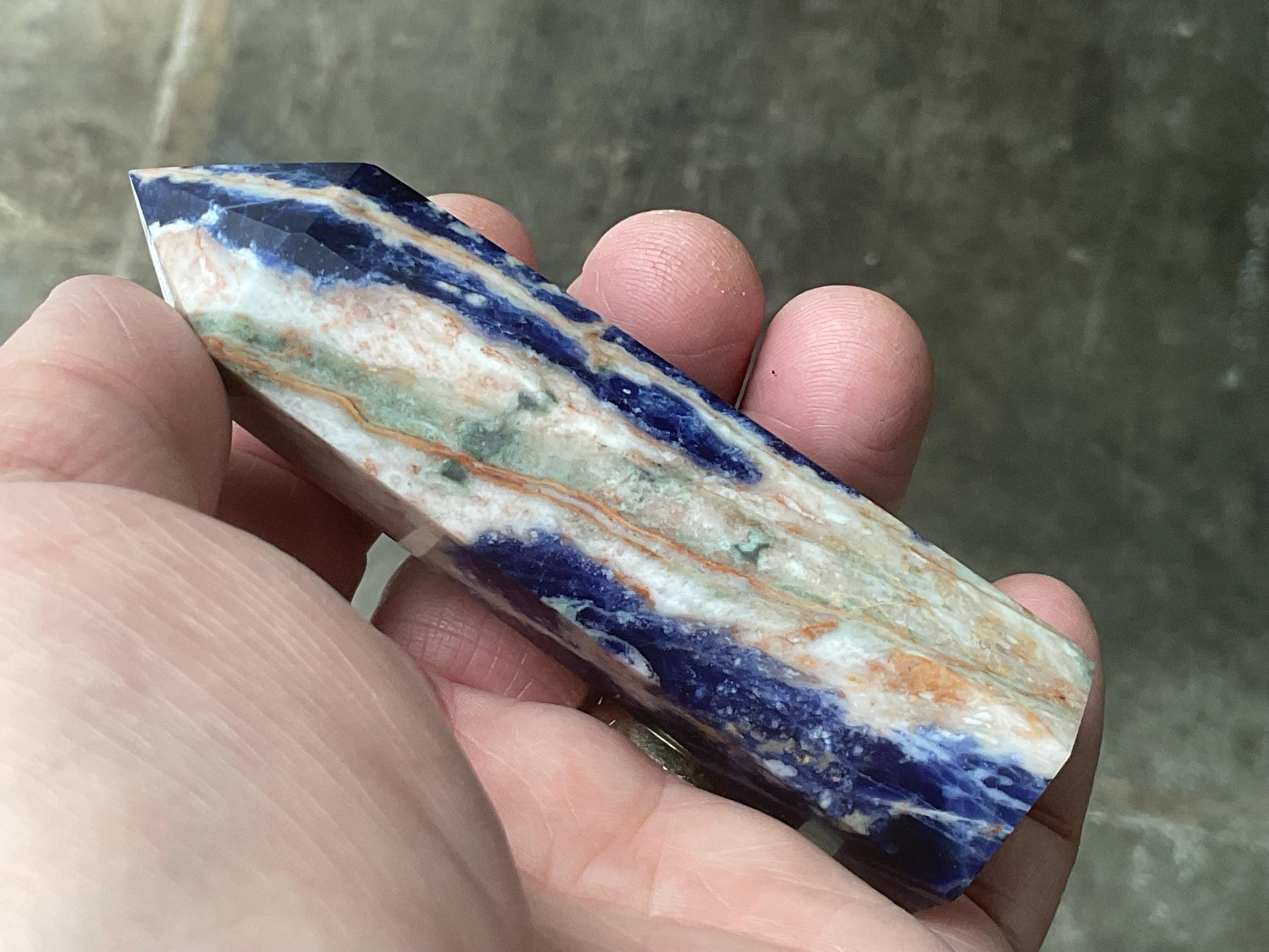 98g Sodalite with Sunstone Generator 3A
