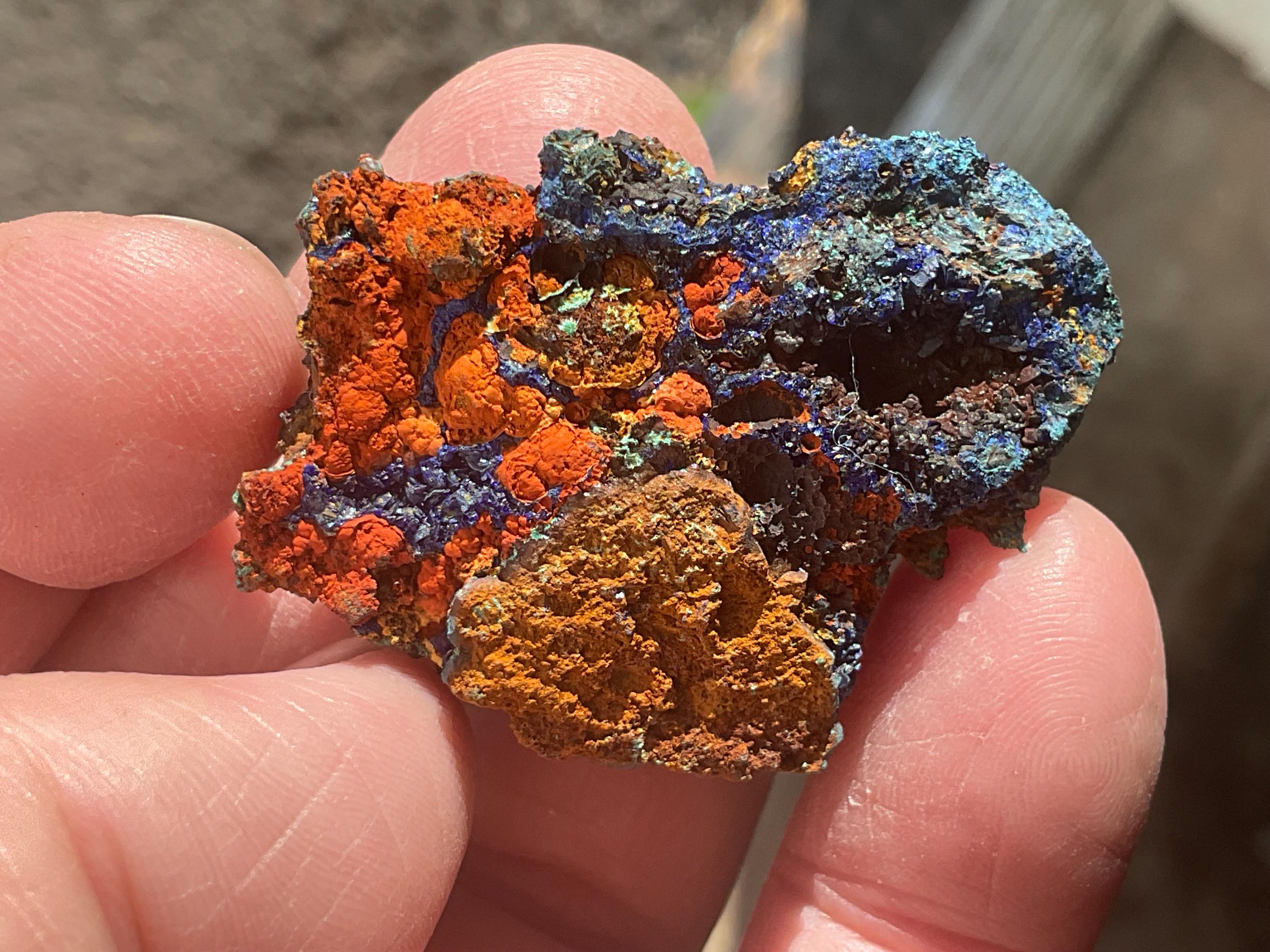 22g Azurite with Malachite Specimen 1B from Anhui, China