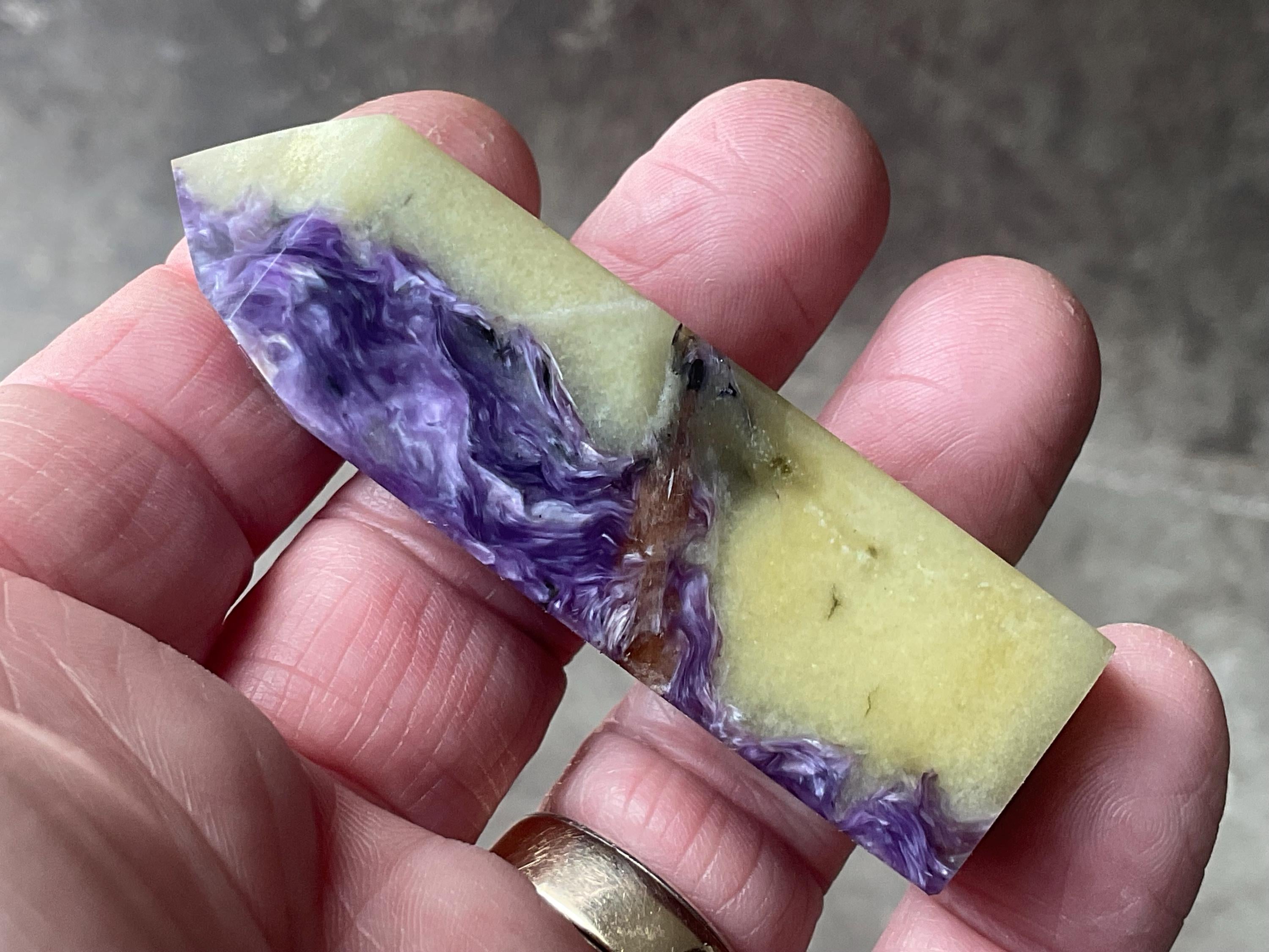 60g Charoite with Calcite Generator 1A