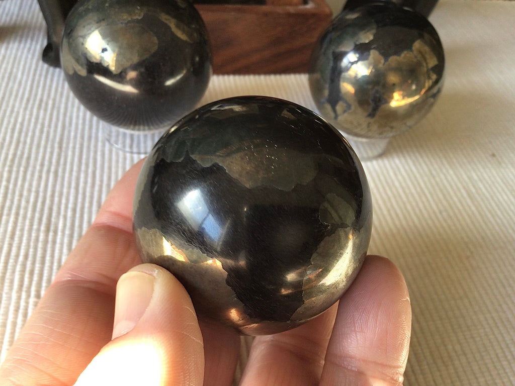 323g Pyrite Sphere A