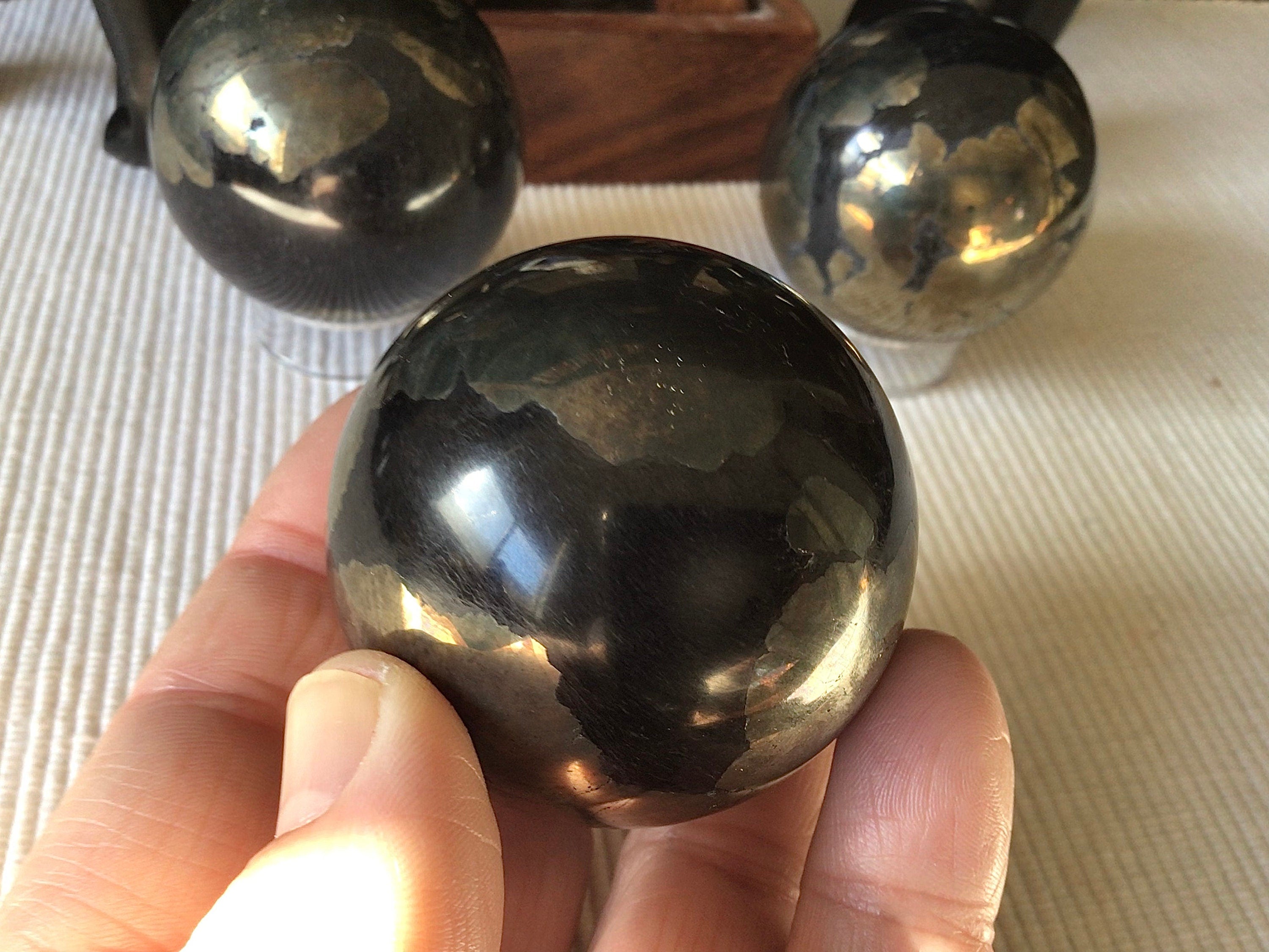 323g Pyrite Sphere A