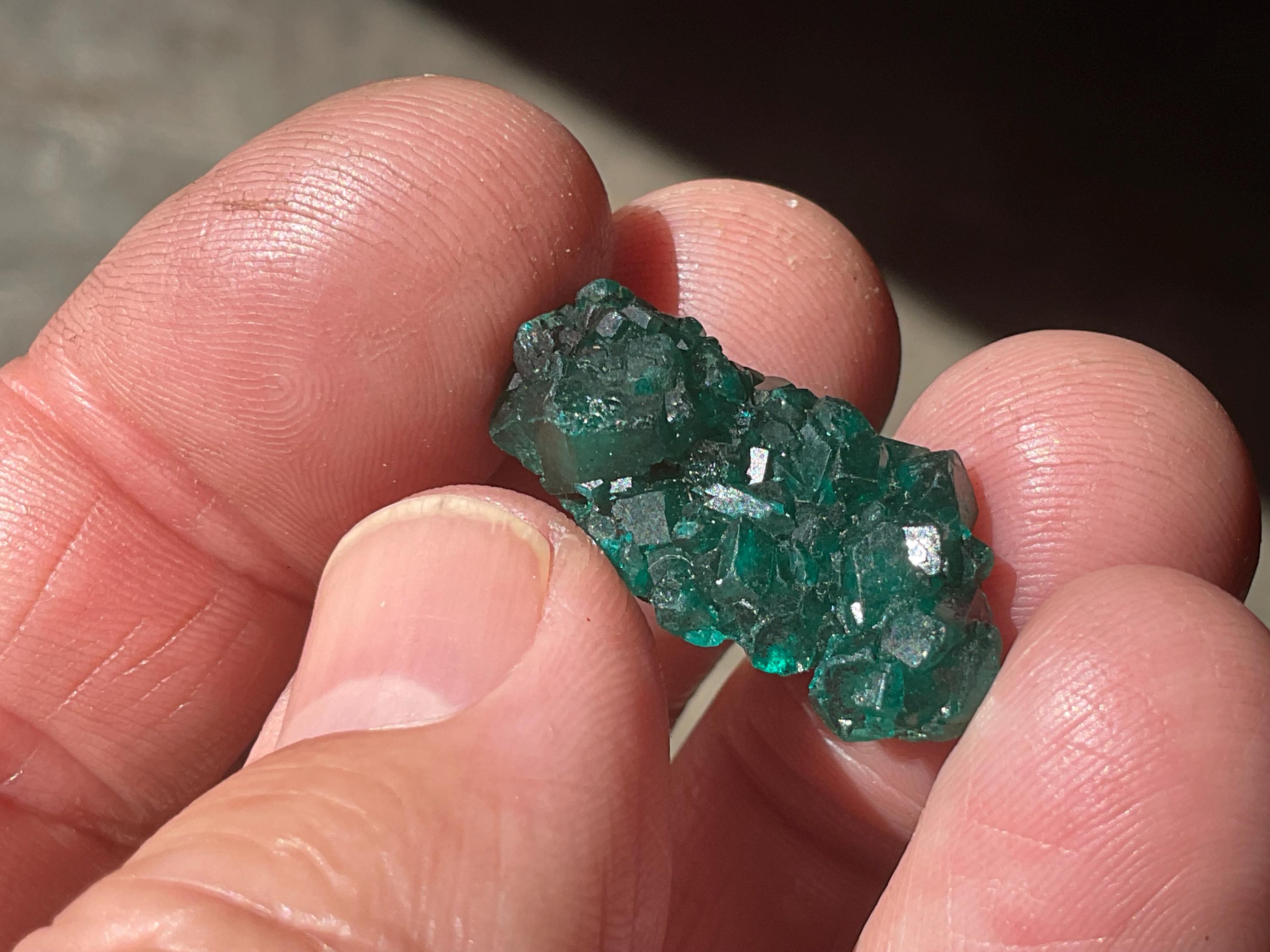 4g Congolese Dioptase Specimen 5A