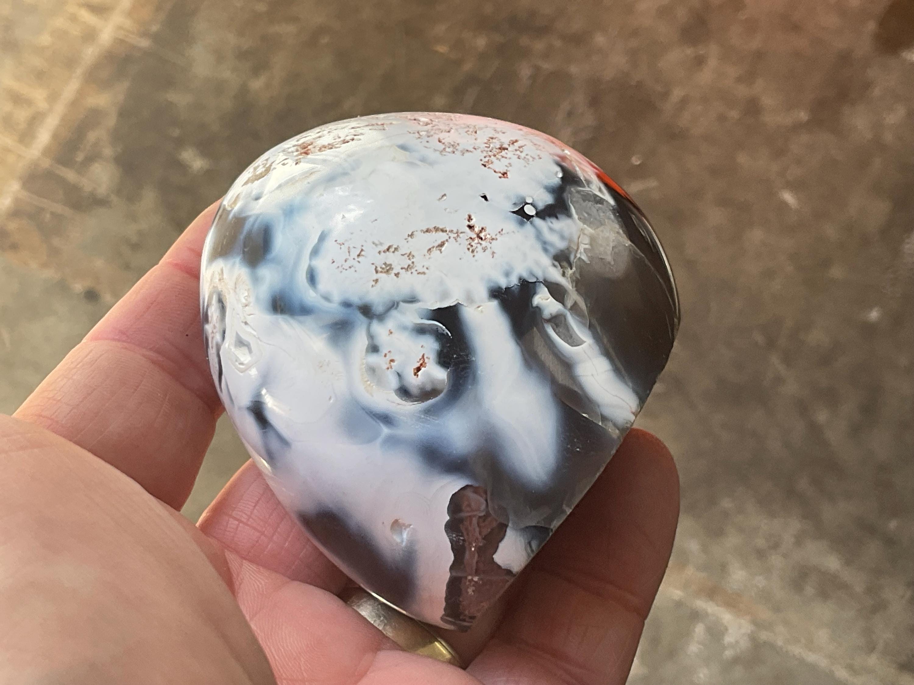 248g Orca Agate Freeform A
