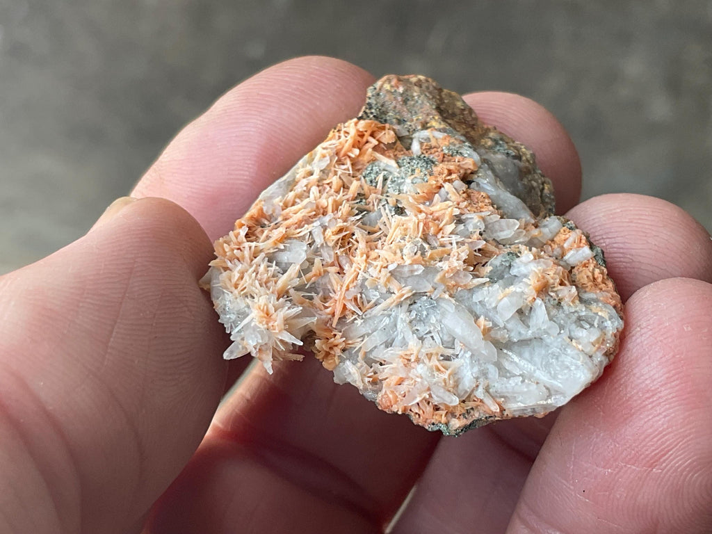 12g Albite with Aragonite Specimen A