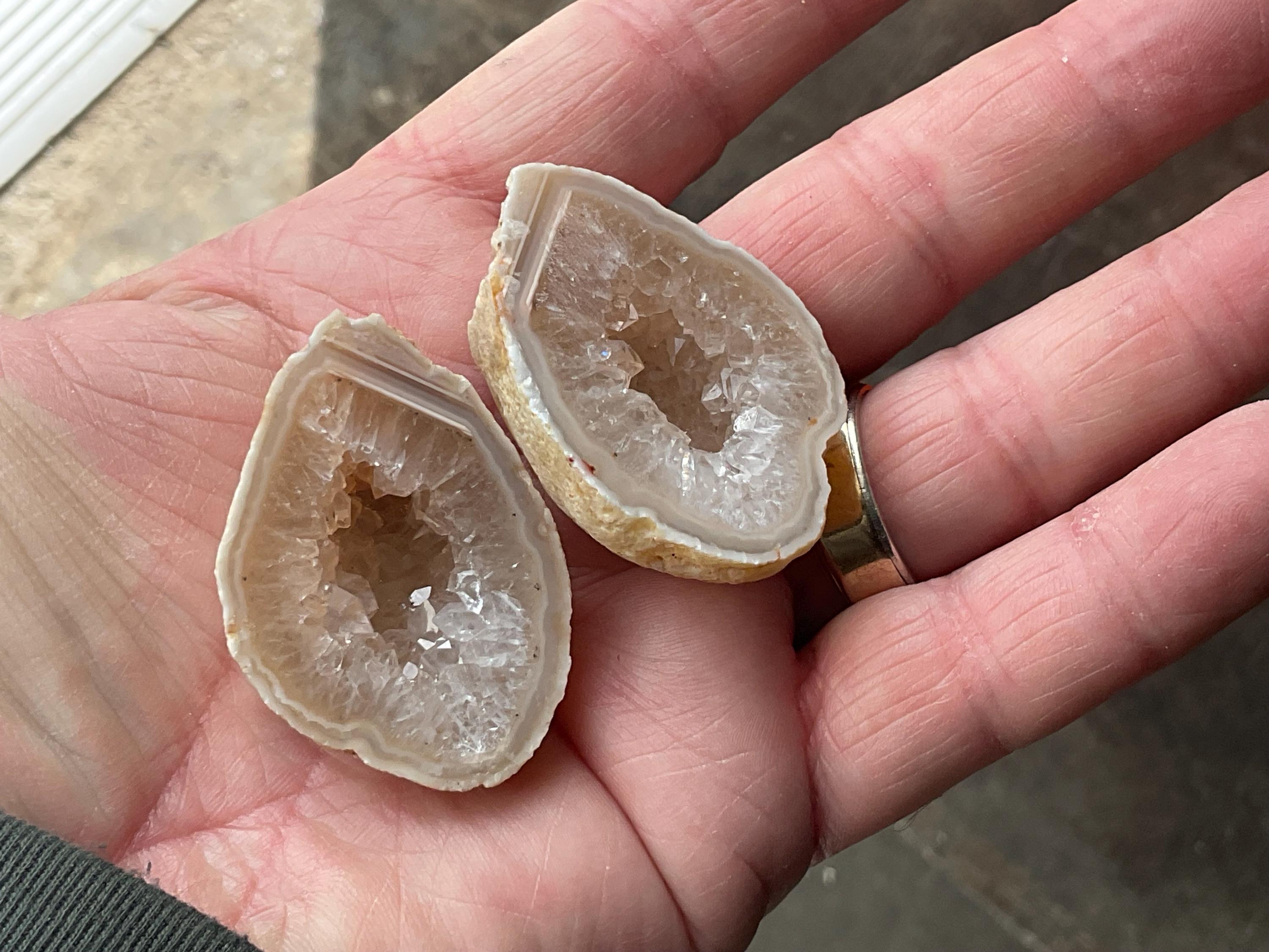 54g Brazilian Polished Agate Pair