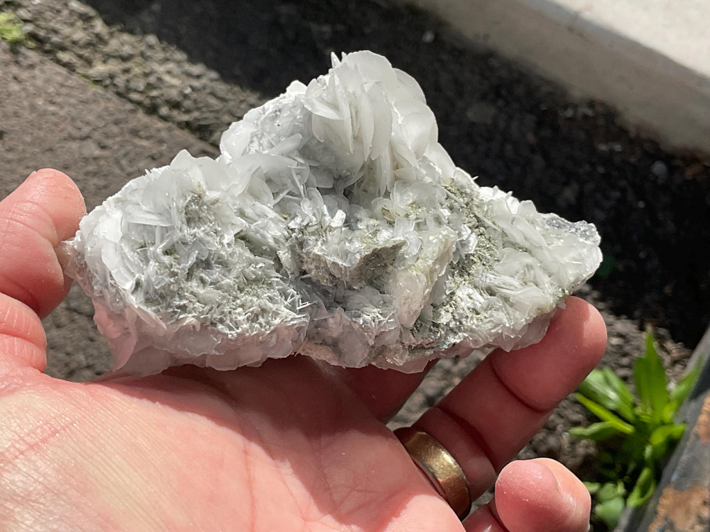 288g Highly UV Reactive “Angel Wing” Calcite Specimen 2C from Hunan, China