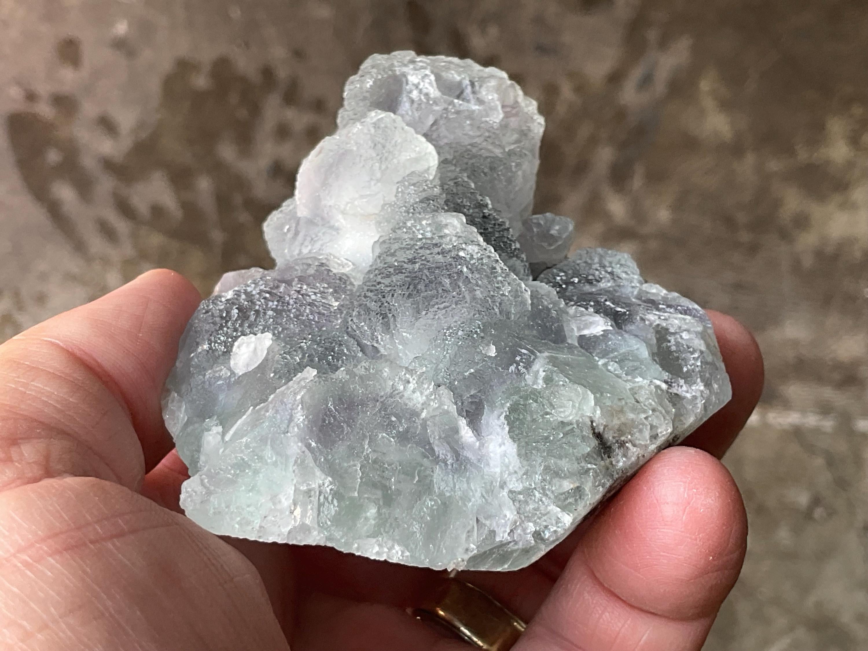 338g Botryoidal Pastel Fluorite Specimen 4B from Henan, China