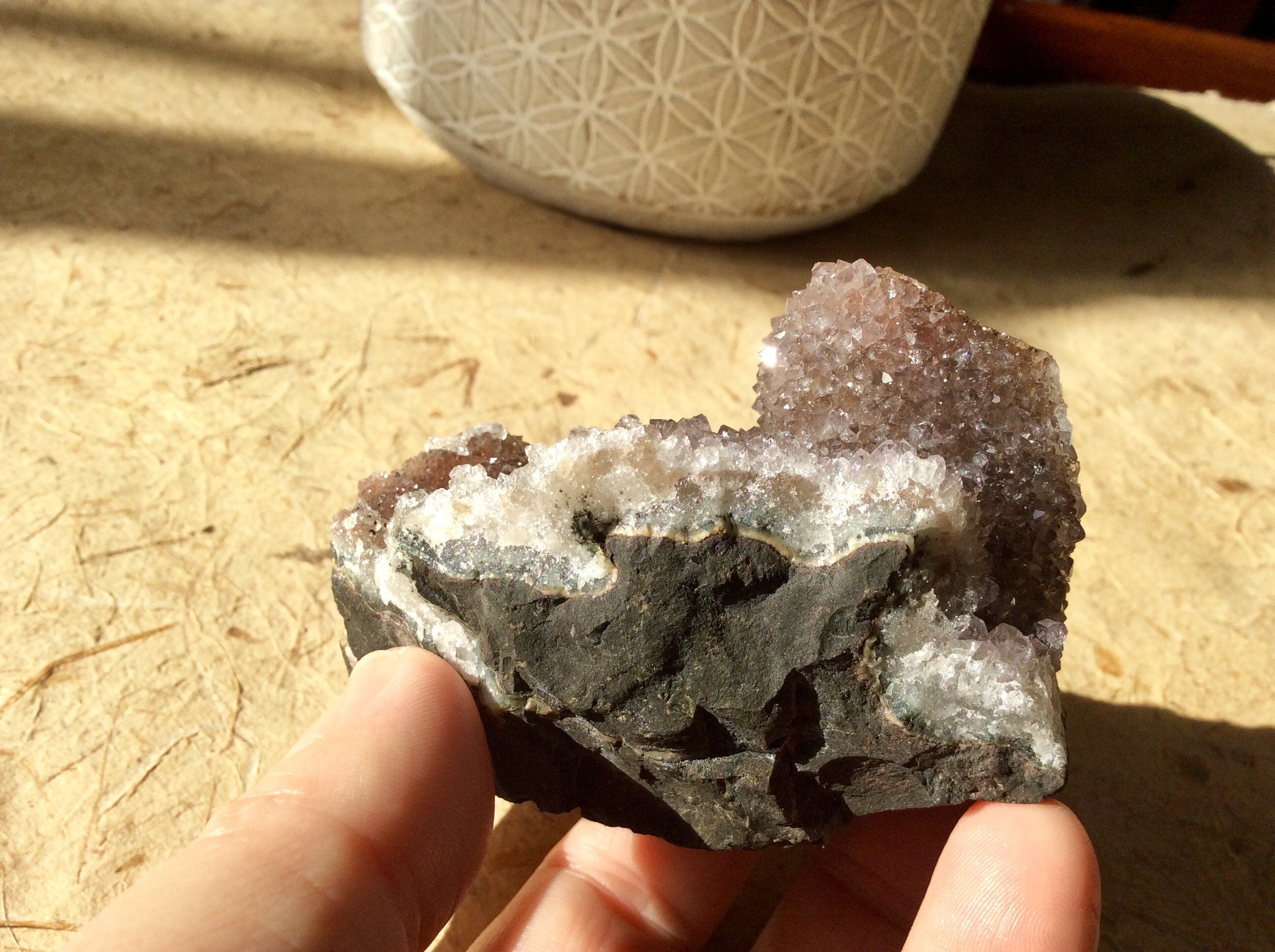258g Amethyst Geode Piece 3A