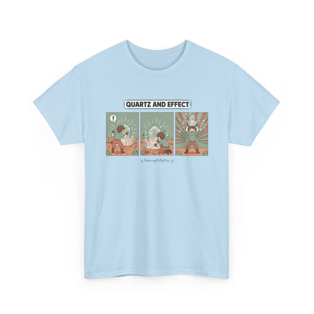 T-Shirt — "Quartz and Effect" Retro Comic Panel Tee