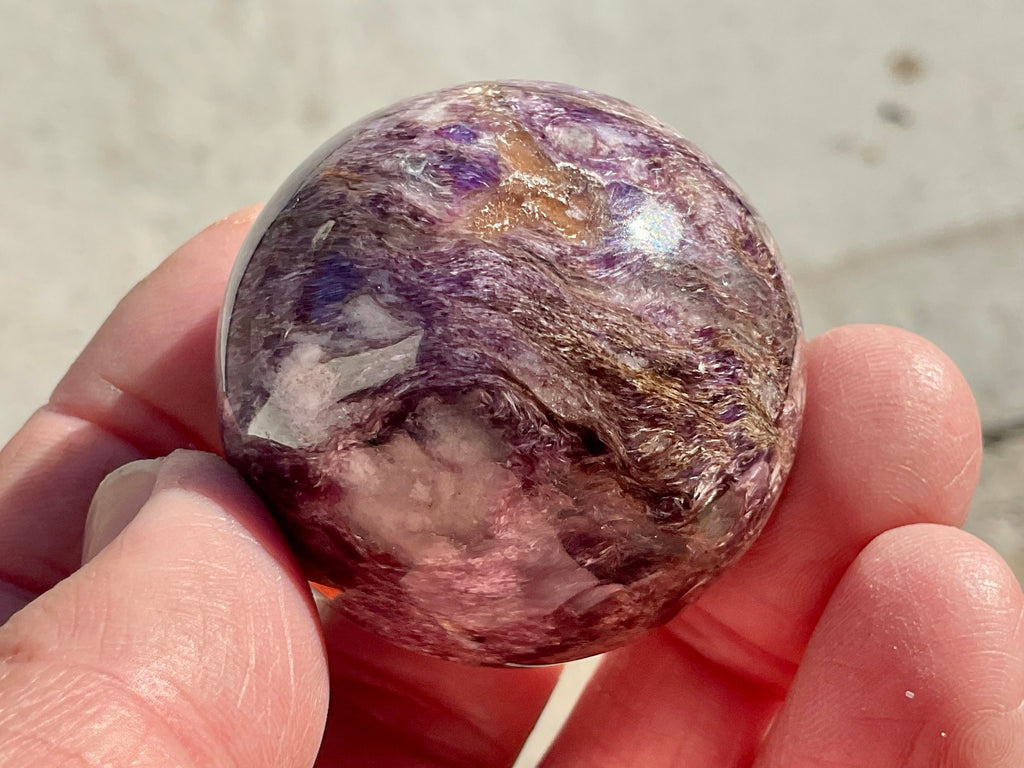 90g Charoite Sphere A