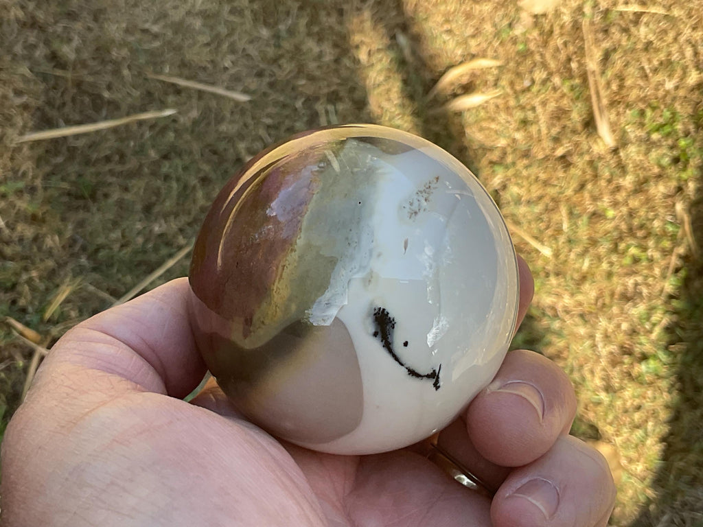 319g (5.7cm diameter) Mookaite Sphere 7A