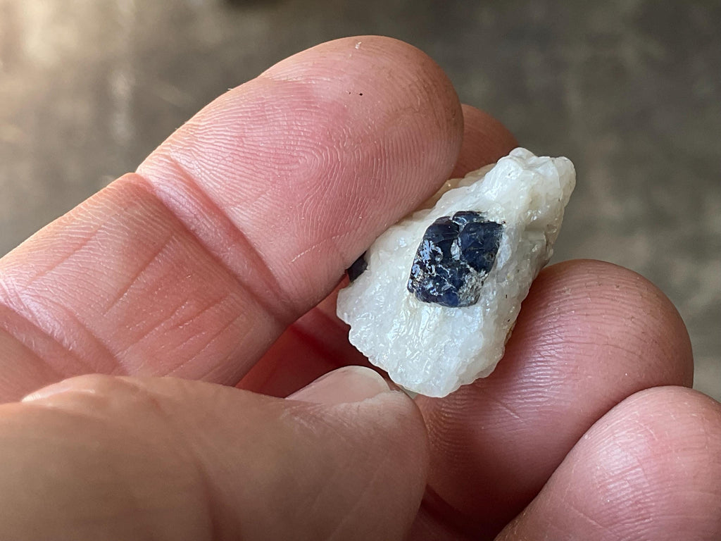 7g Natural Blue Spinel and Mica in Matrix Specimen 5