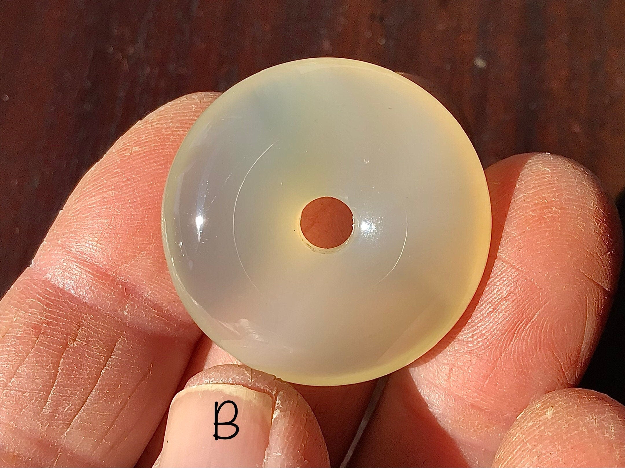 RESERVED FOR CHLOE** Polished Agate Donuts (Pi Stones) Group 2