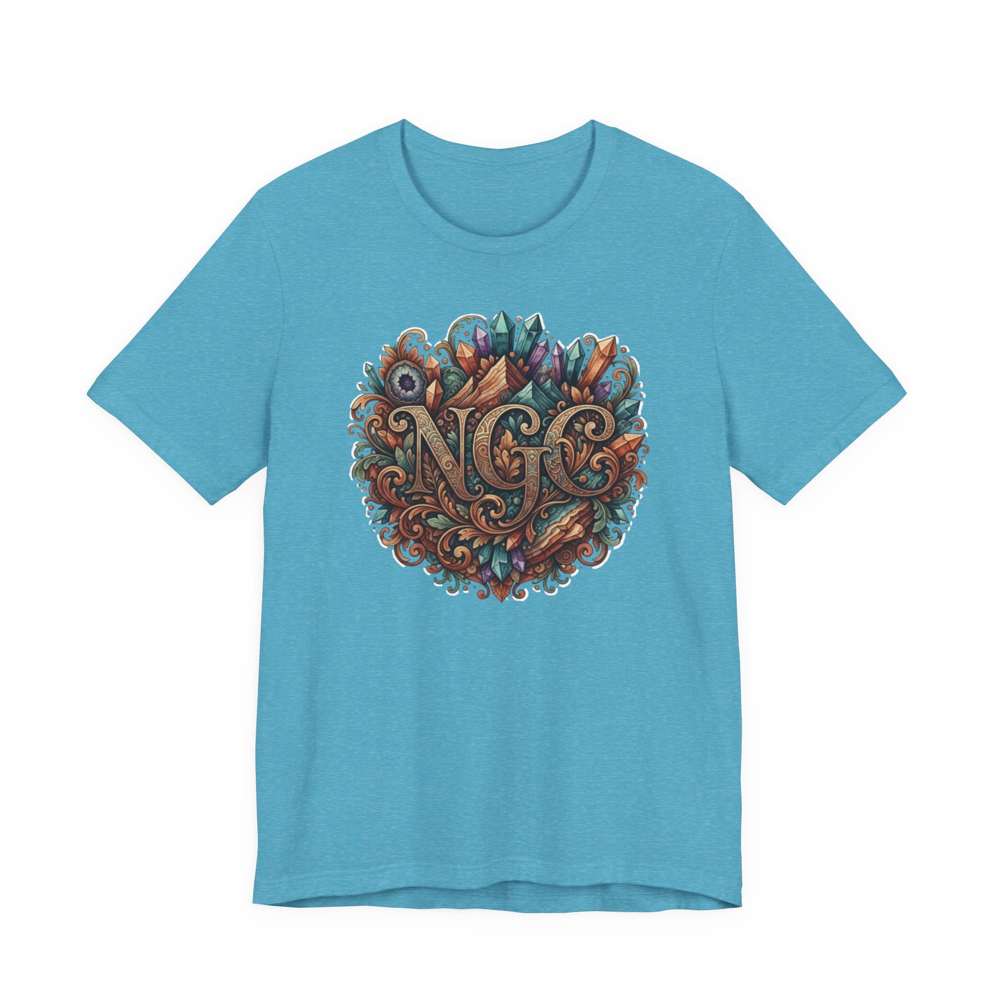 NGC Crystal Mandala Tee – Vintage Nature Graphic T-Shirt