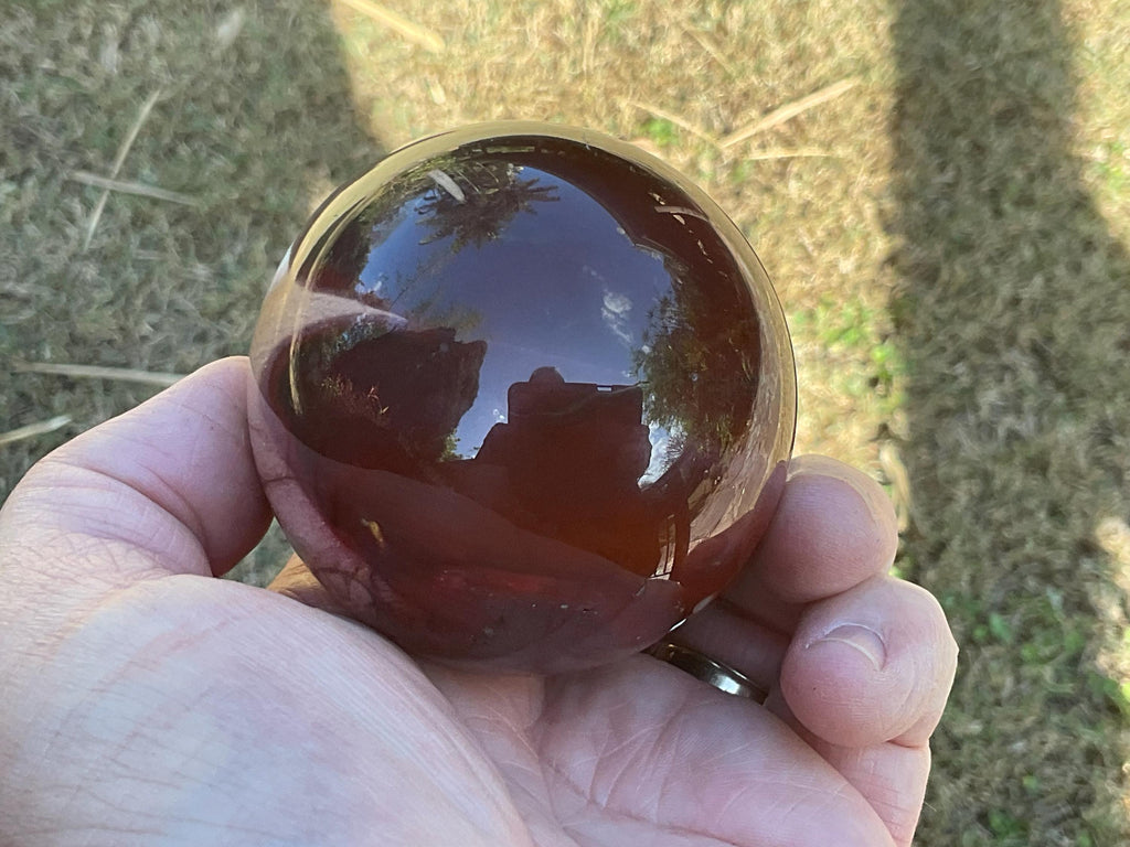 324g (5.7cm diameter) Mookaite Sphere 7B