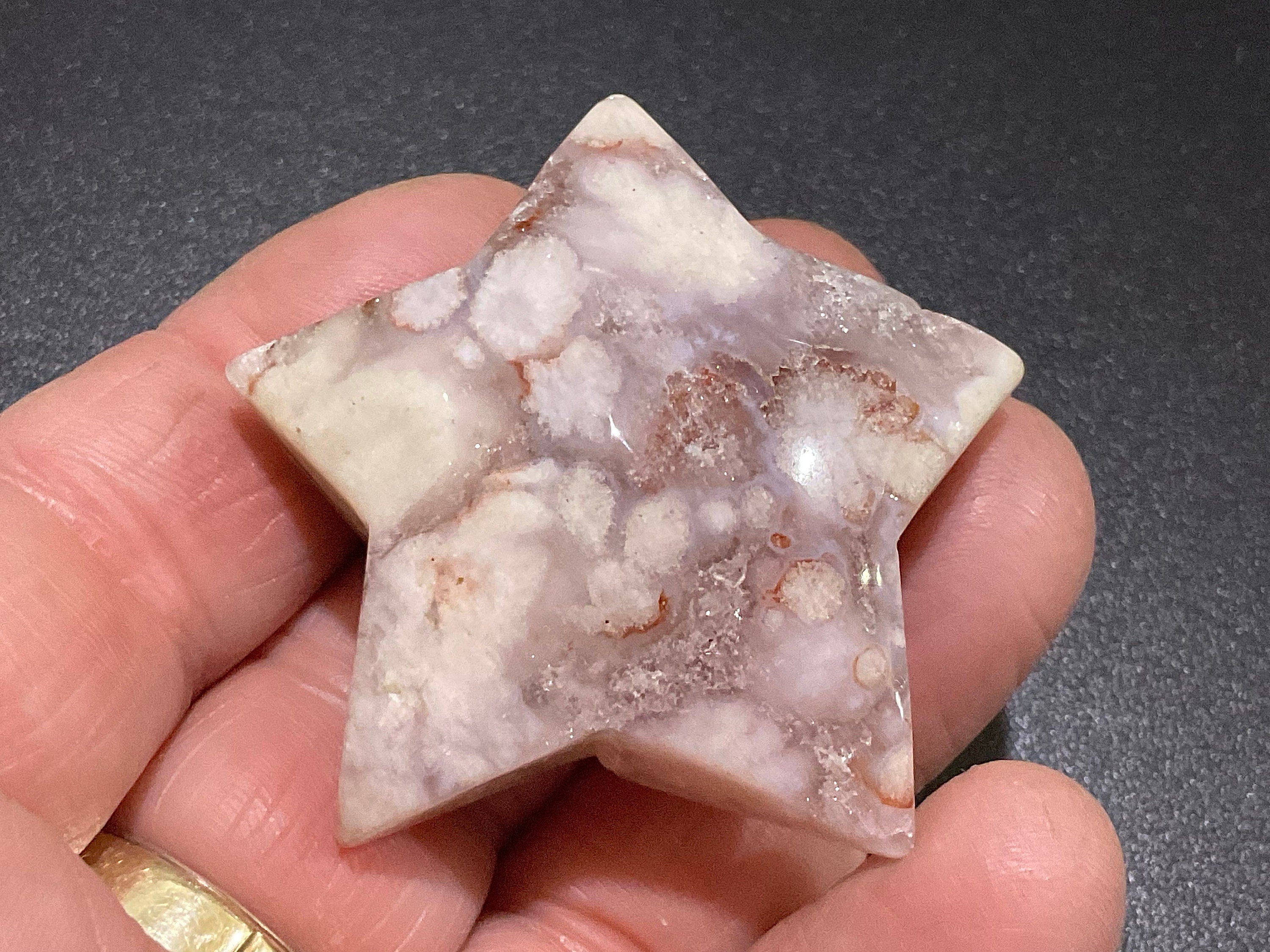 45g Flower Agate Star 7B