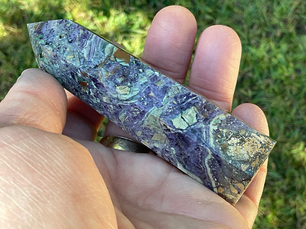 128g Brecciated Fluorite Generator 1C