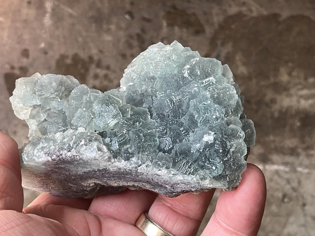 334g Botryoidal Pastel Fluorite Specimen 4A from Henan, China