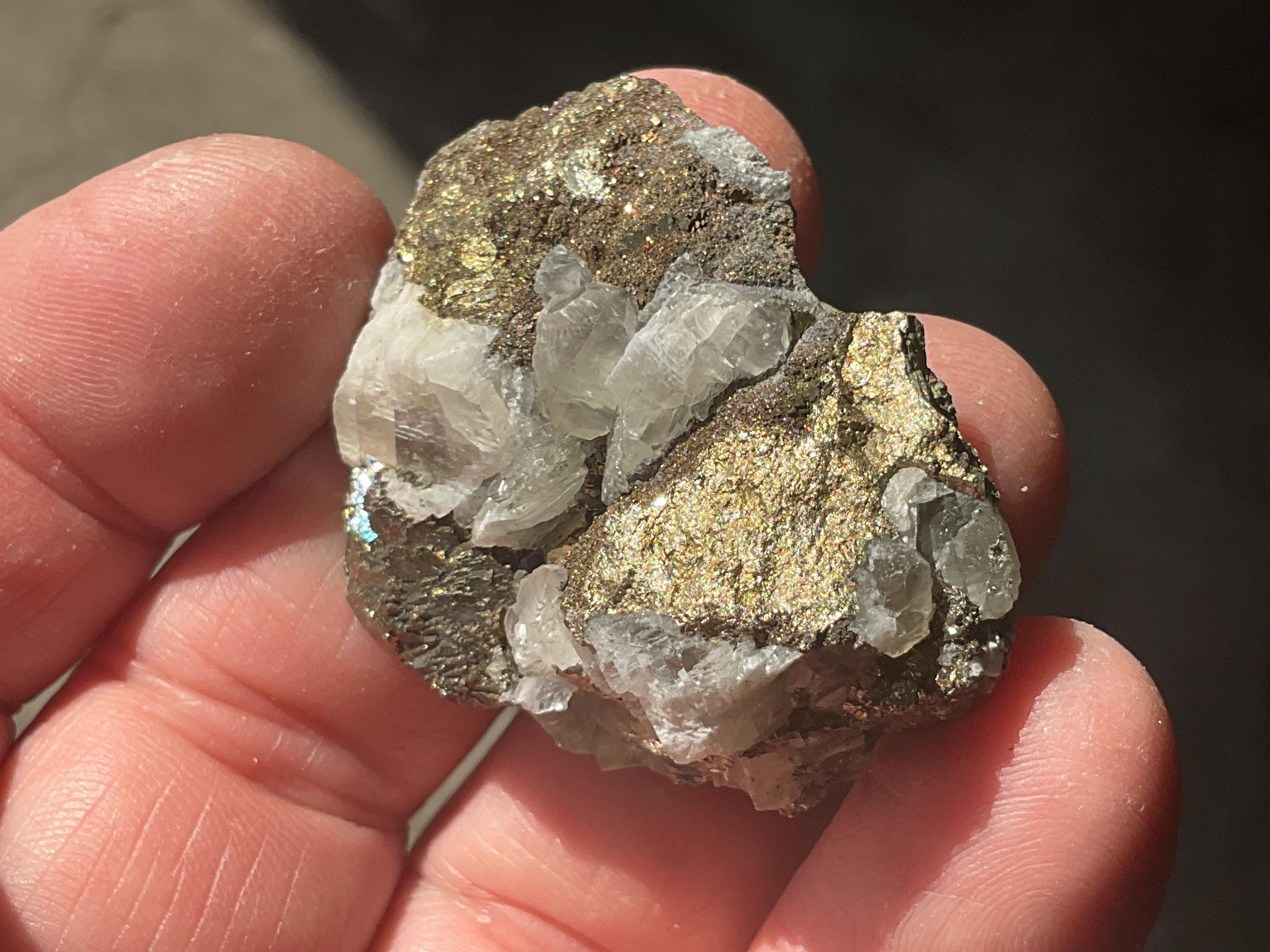28g Calcite with Chalcopyrite Specimen C from Inner Mongolia