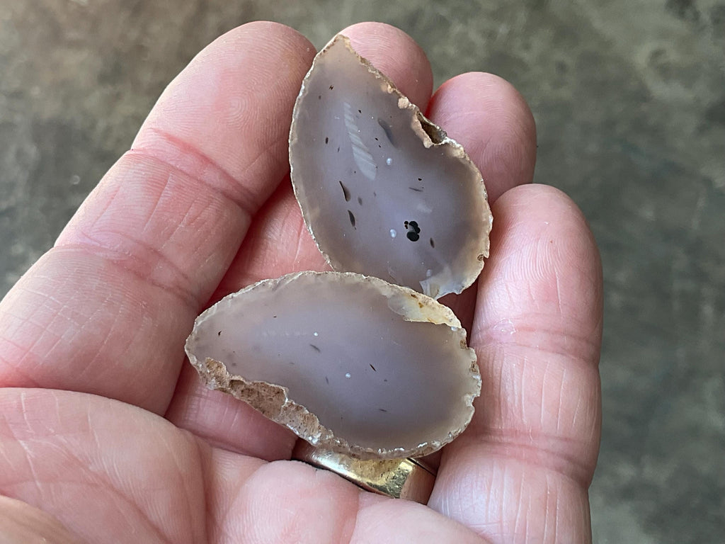 24g Small Brazilian Polished Agate Pair E