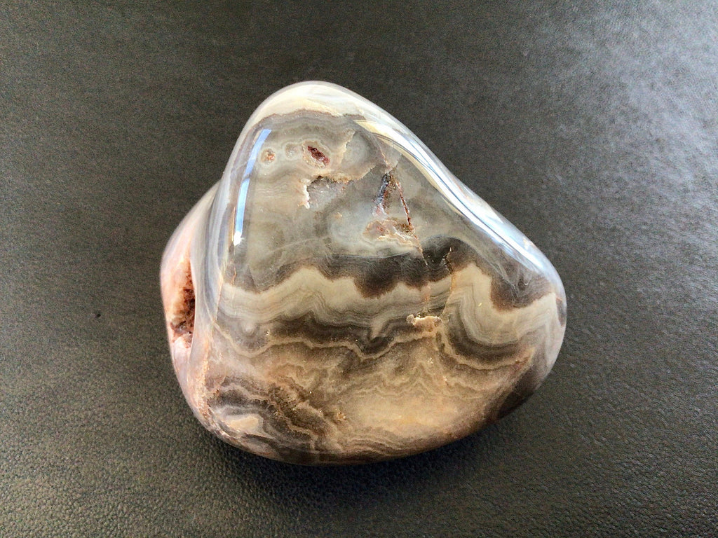 157g Large Australian Crazy Lace Agate Palmstone 1B